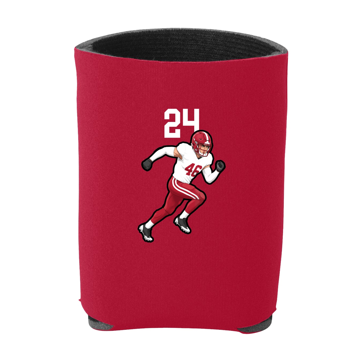 Can Holder — Number Top in Red