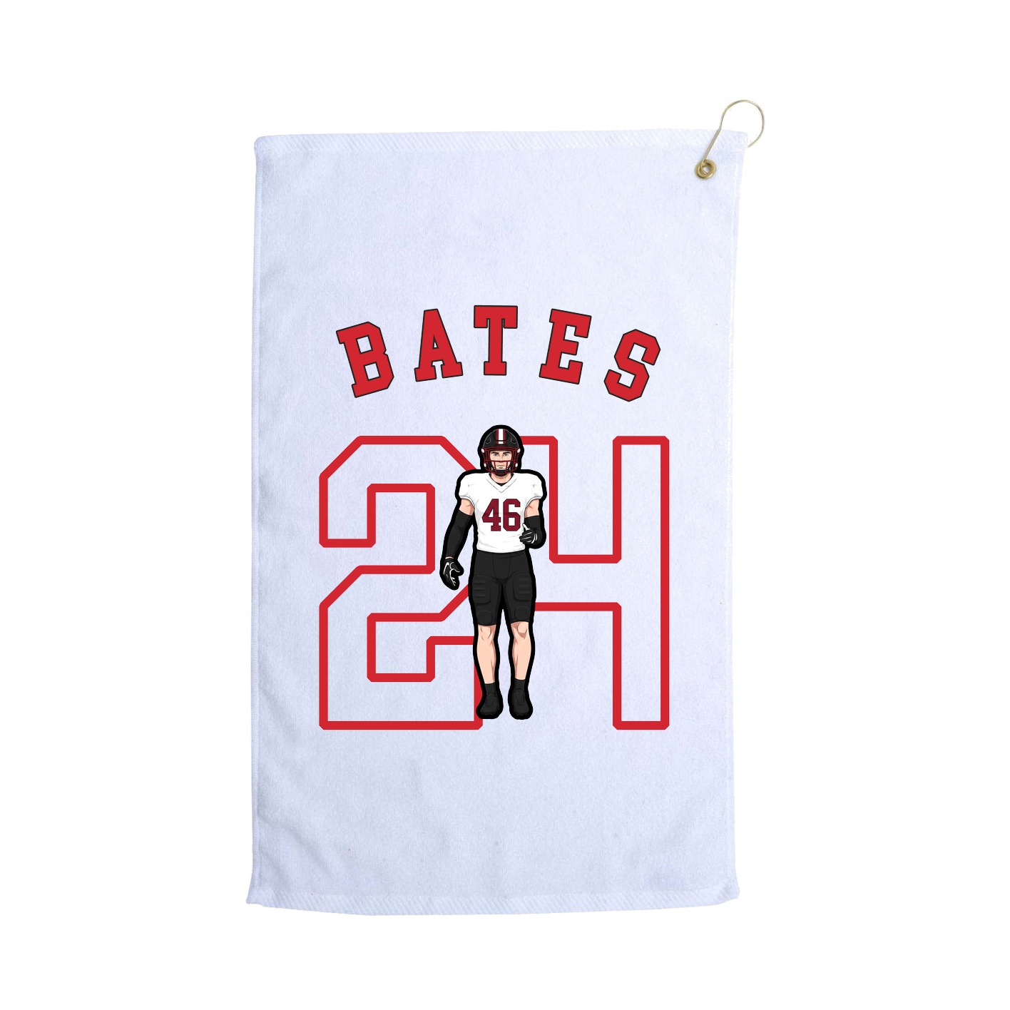 Golf Towel — Shirsey Arch in White