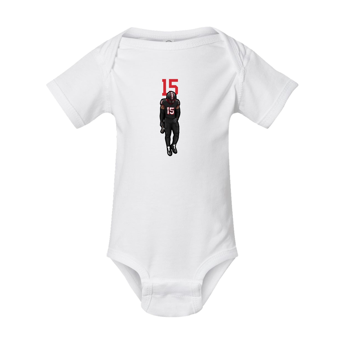 Baby Onesie — Number Top in White