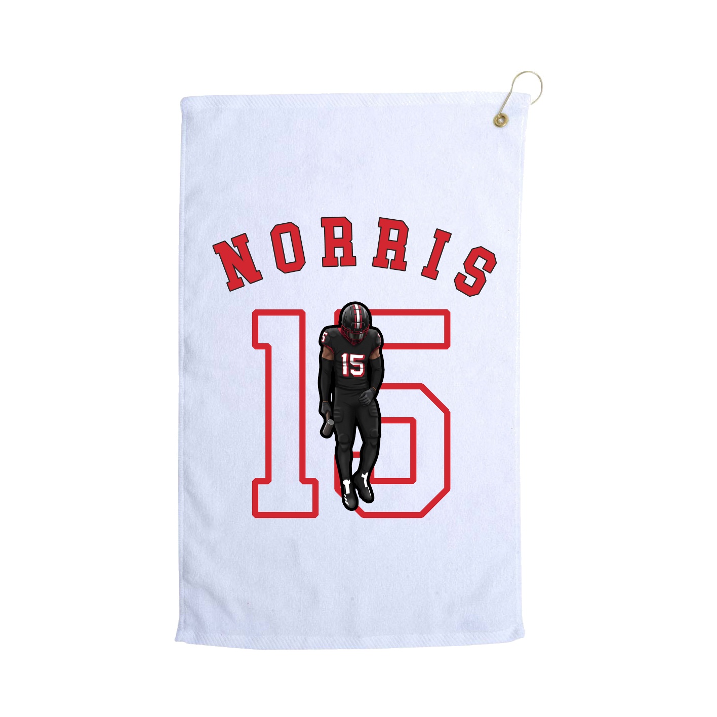 Golf Towel — Shirsey Arch in White