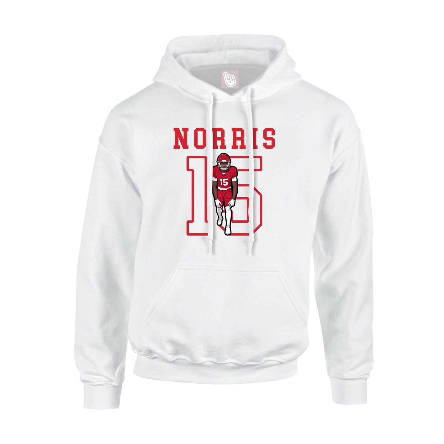 Hoodie — Shirsey in White