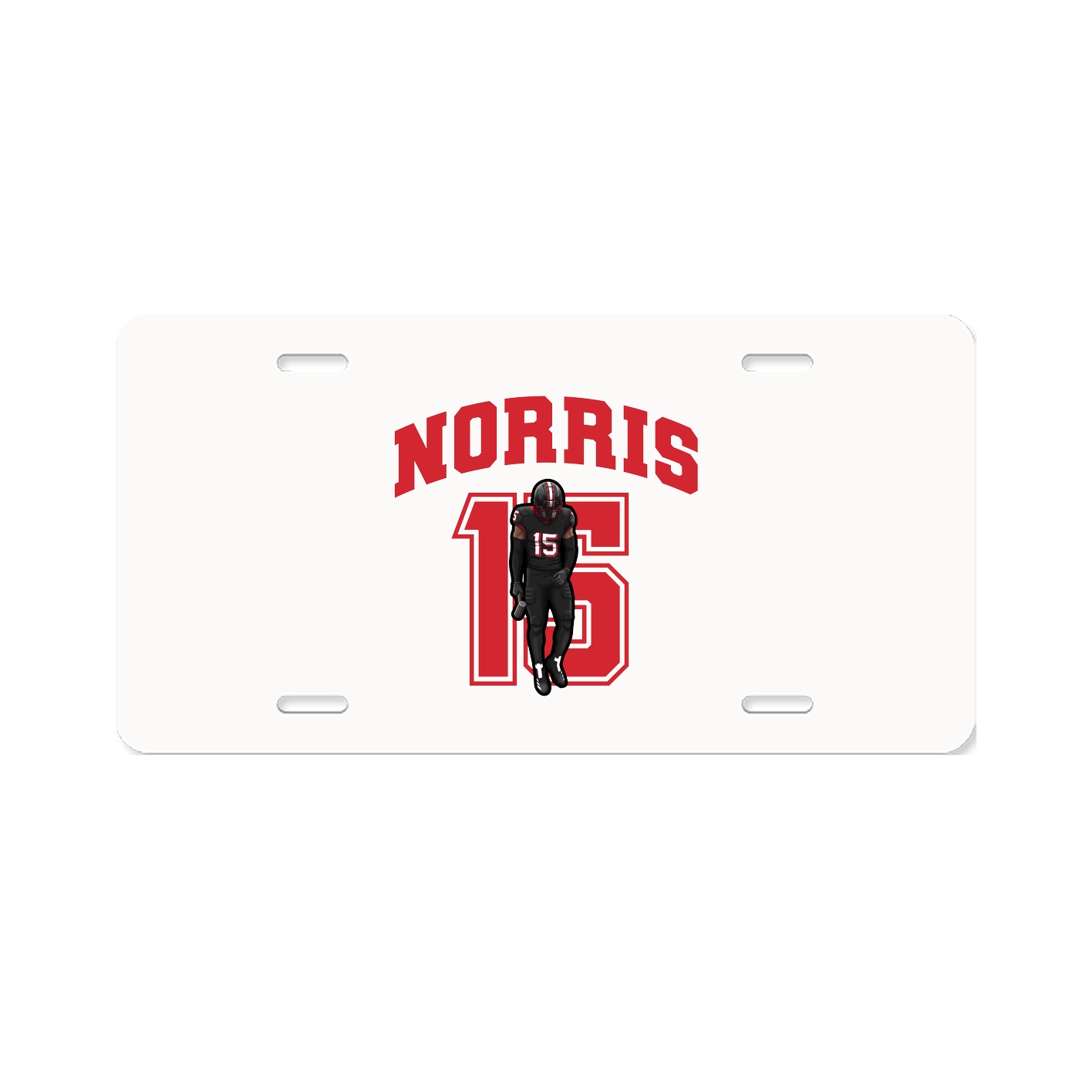 License Plate — Number in Classic