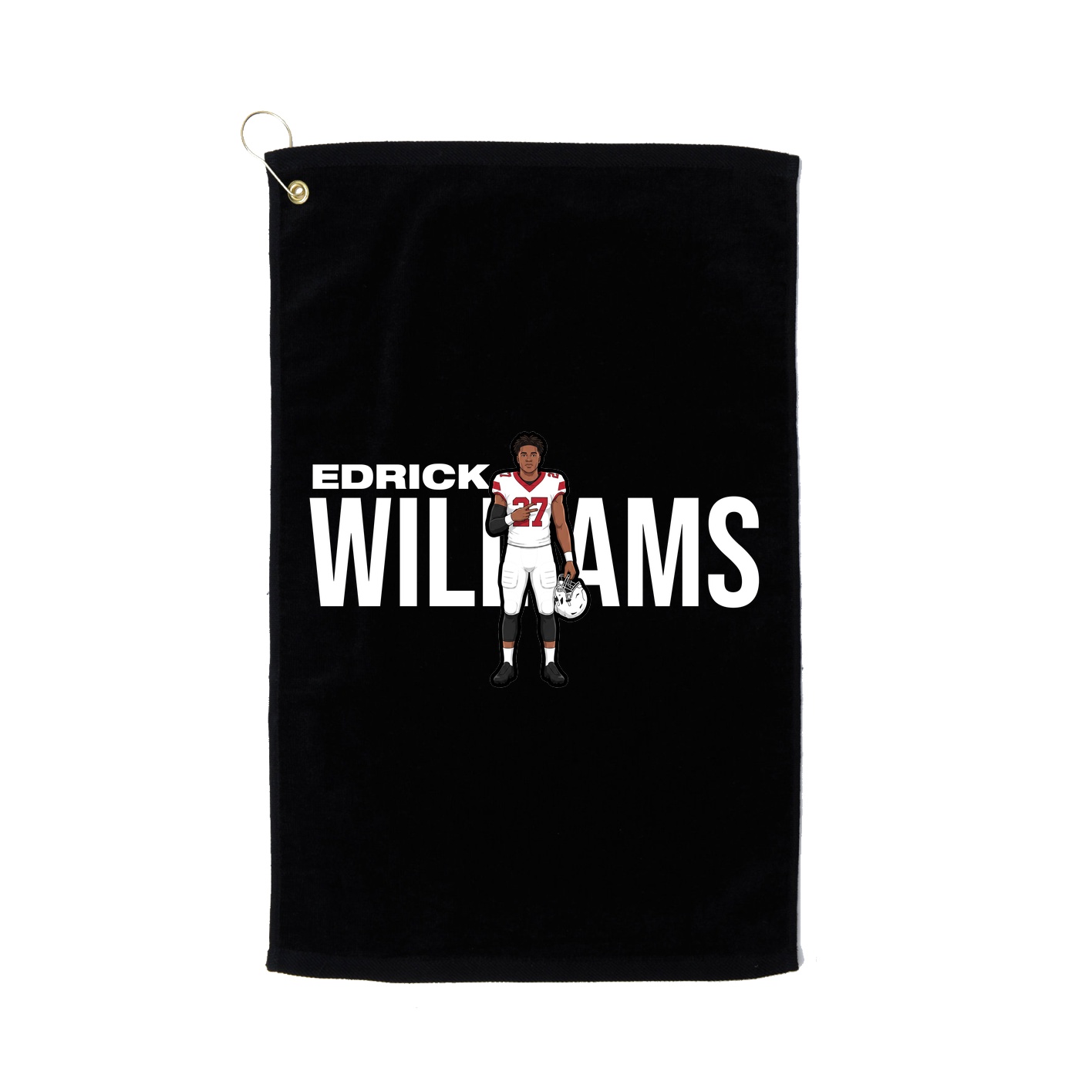Golf Towel — Player Name in Black
