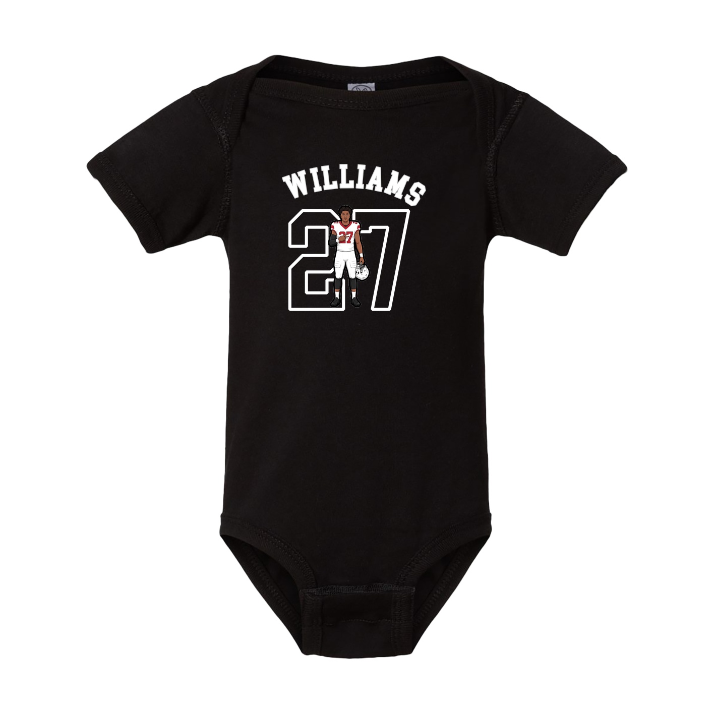 Baby Onesie — Shirsey Arch in Black