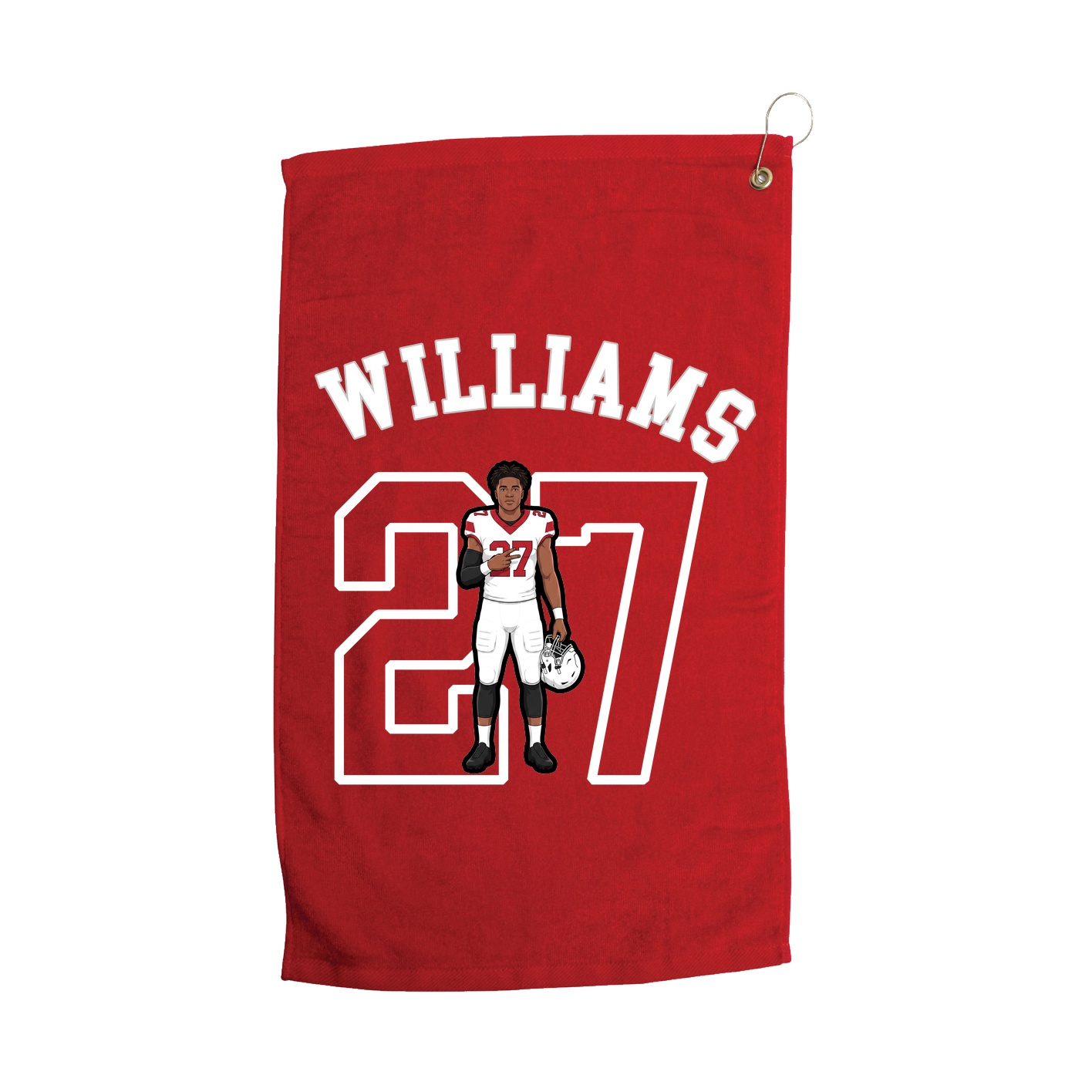 Golf Towel — Shirsey Arch in Red