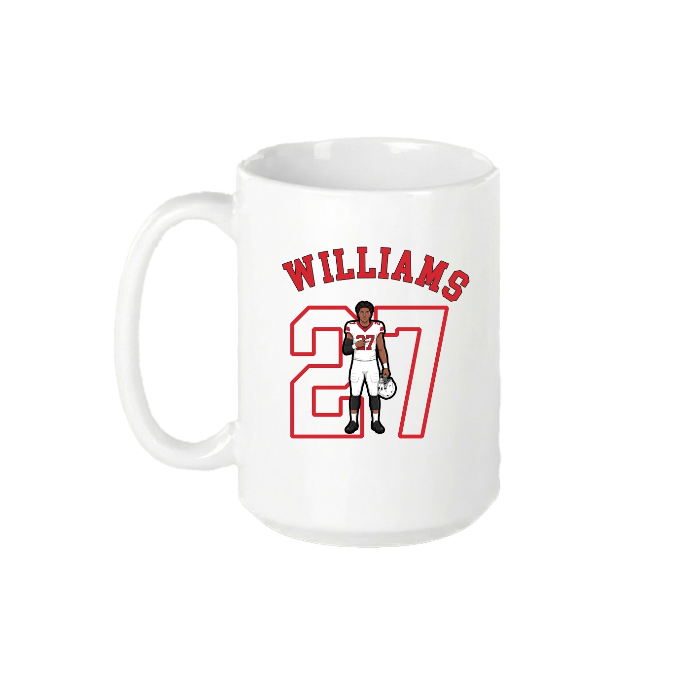 15oz Coffee Mug — Shirsey Arch in White