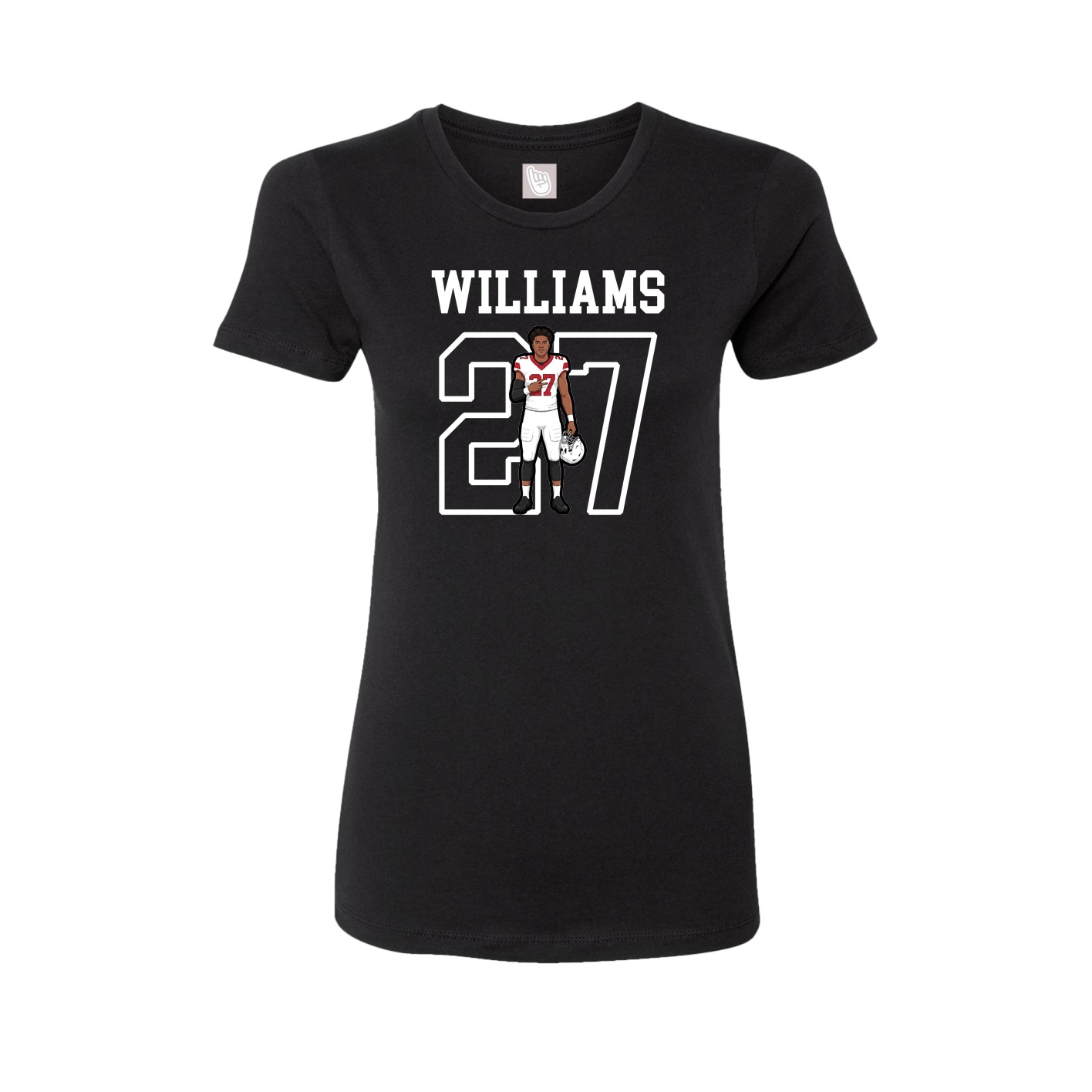 Fitted Women's Tee — Shirsey in Black