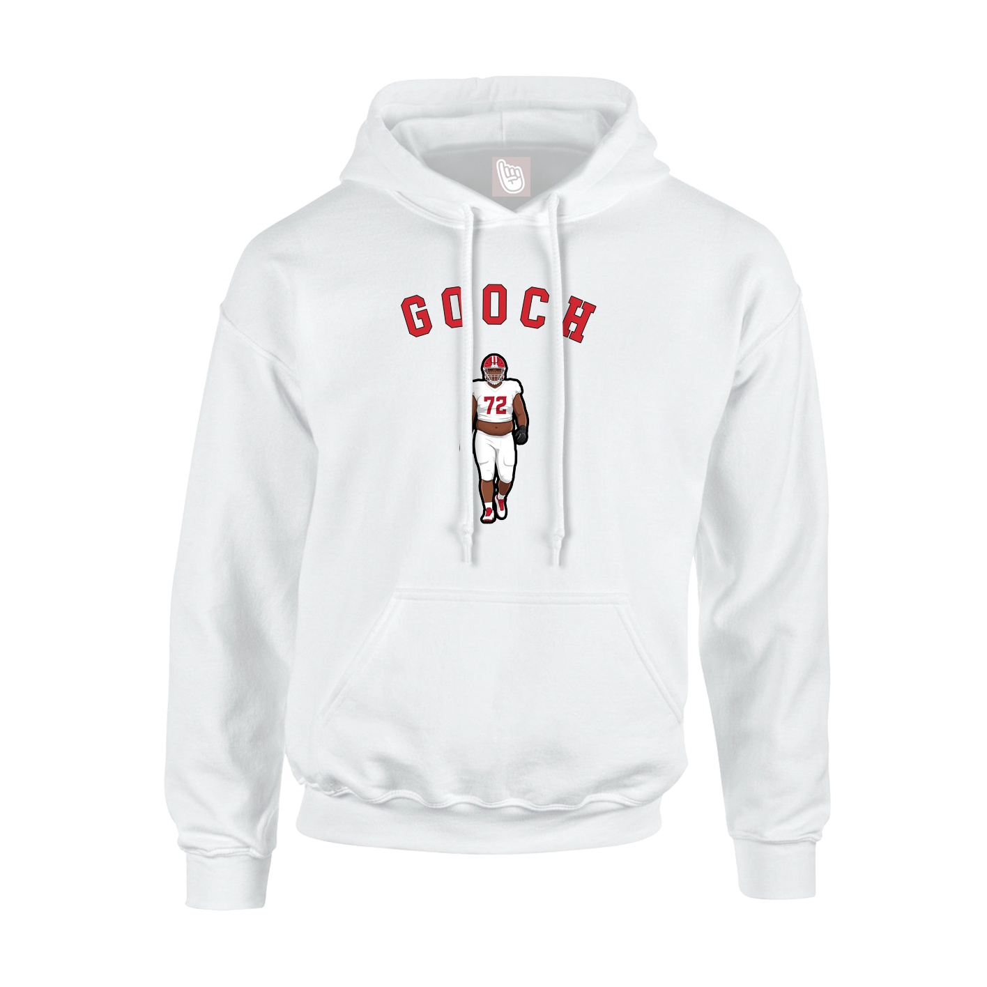 Hoodie — Shirsey Arch in White