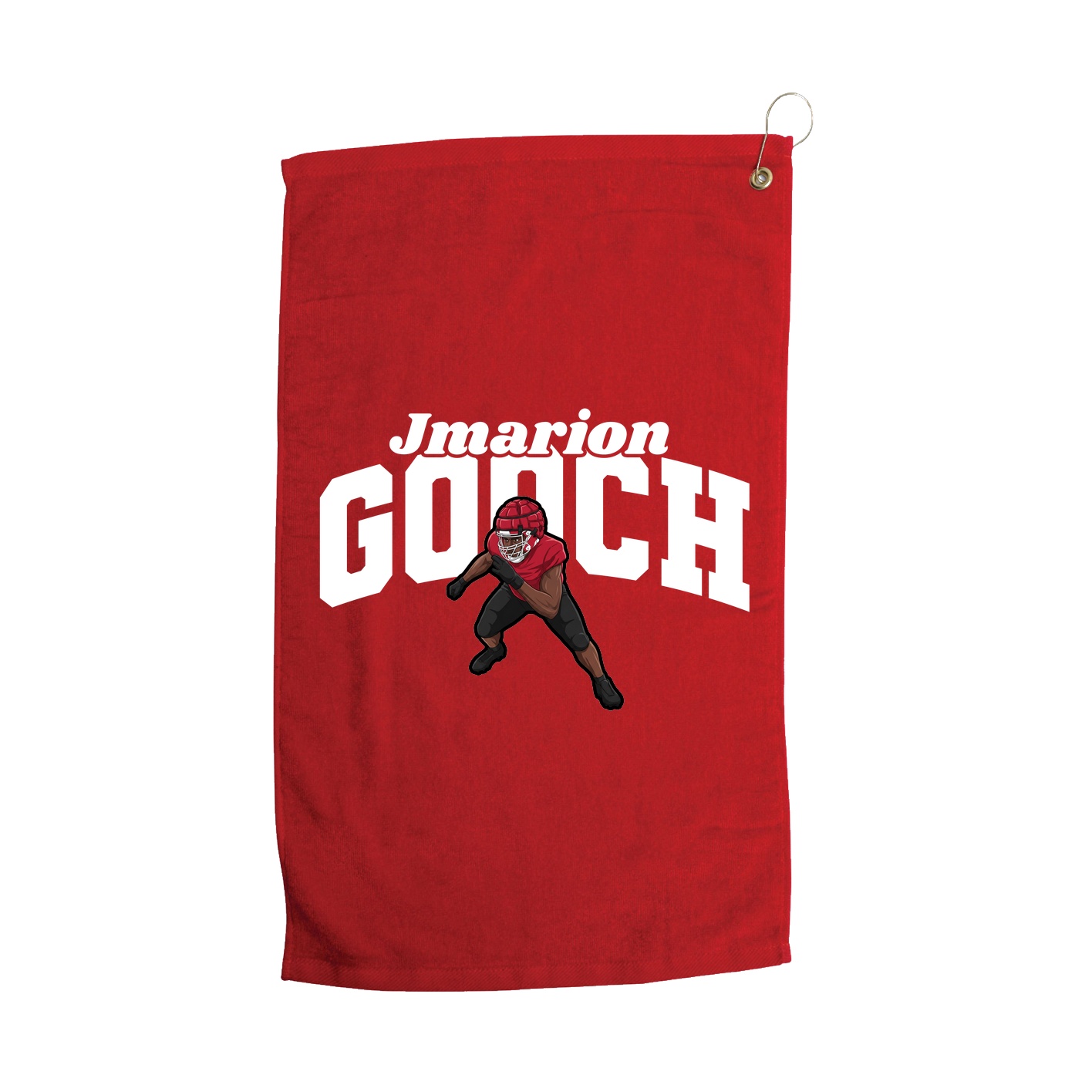 Golf Towel — Signature Arch in Red