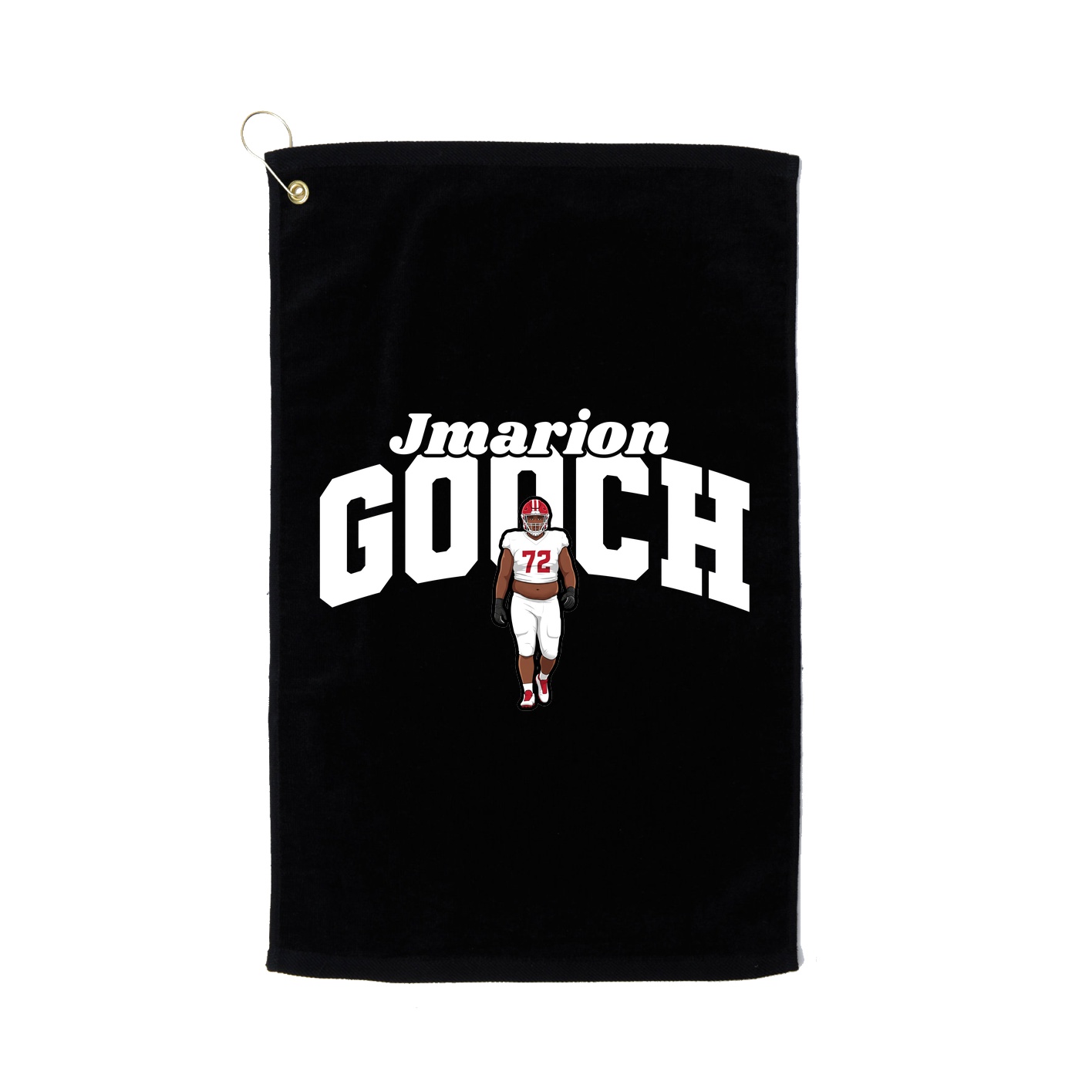 Golf Towel — Signature Arch in Black
