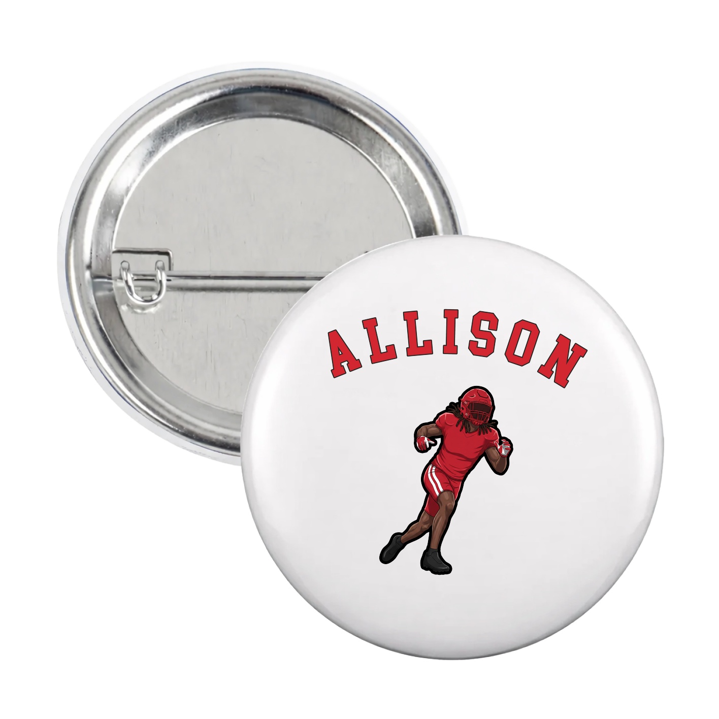 Game Day Button — Shirsey Arch in White