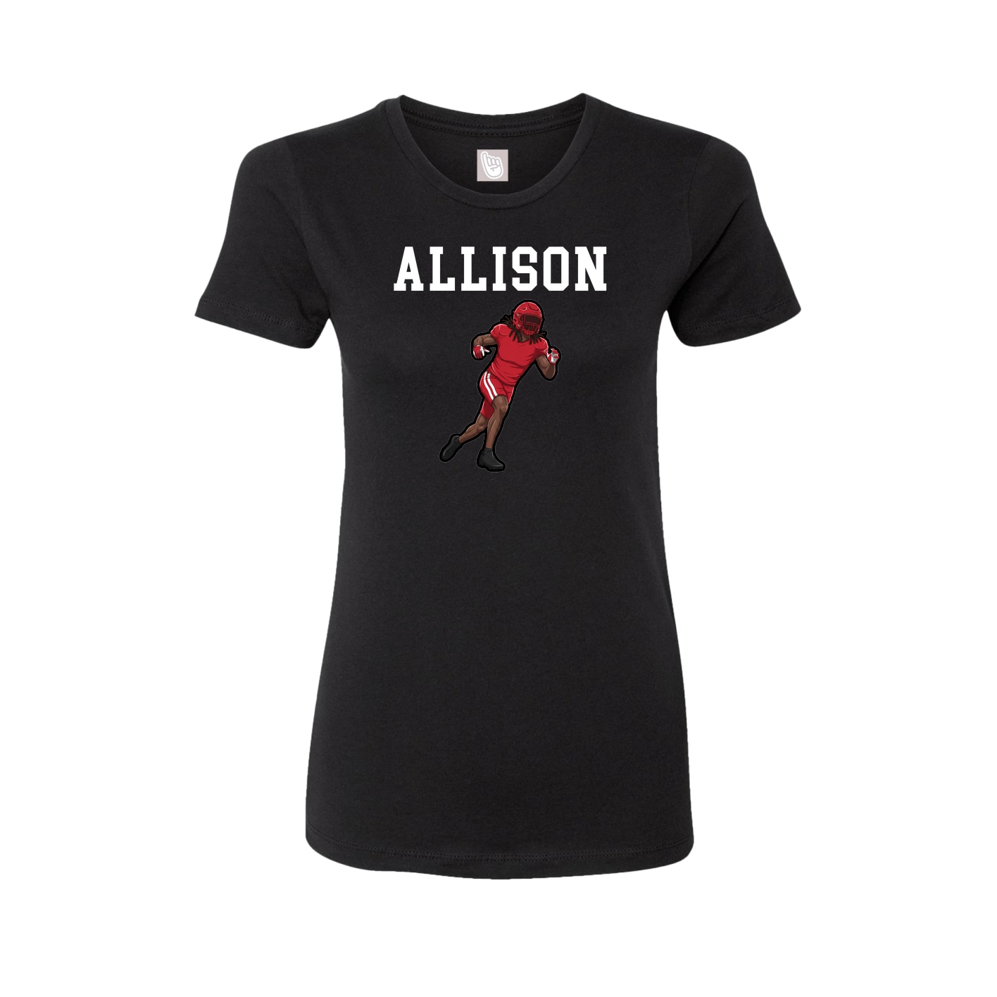 Fitted Women's Tee — Shirsey in Black