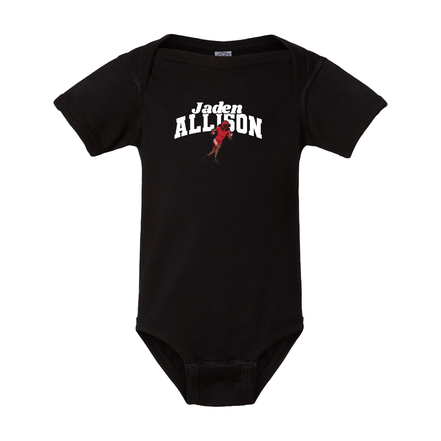 Baby Onesie — Signature Arch in Black