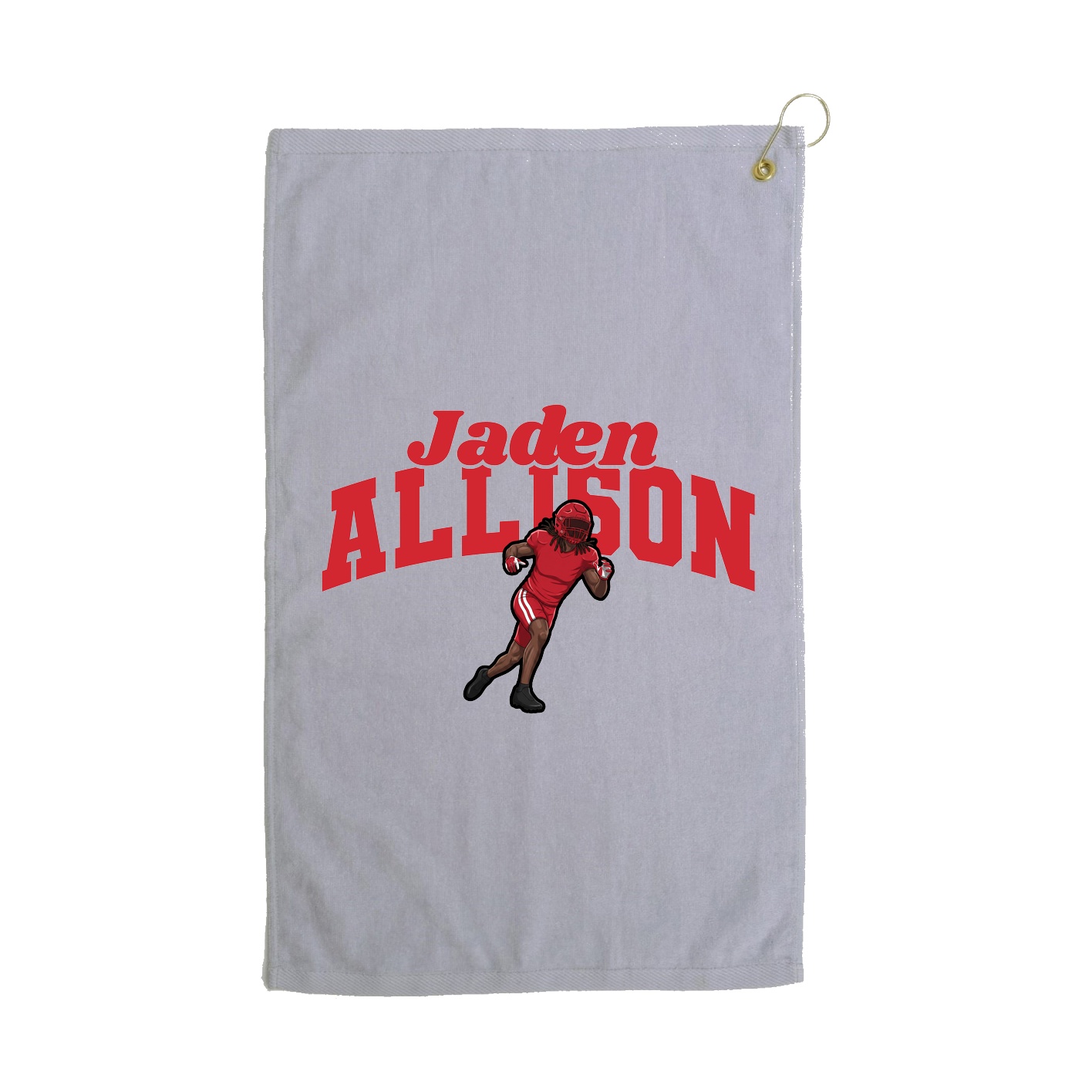Golf Towel — Signature Arch in Grey
