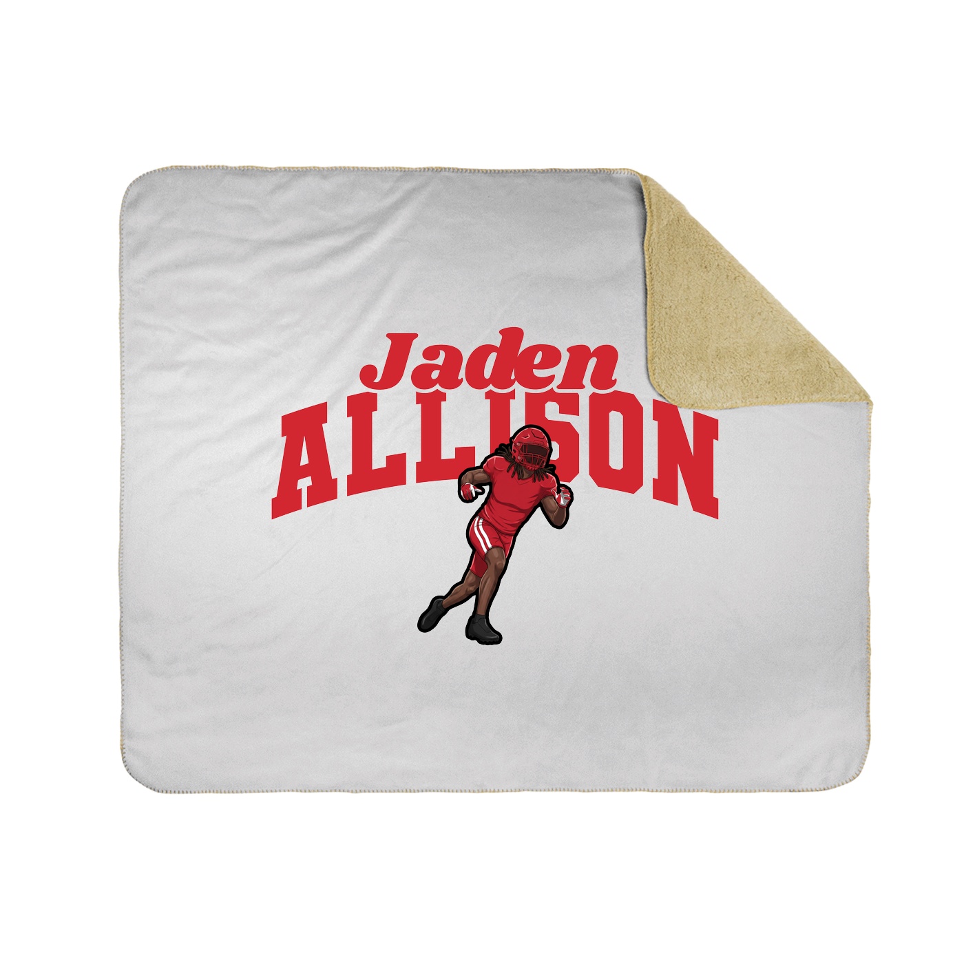 Throw Blanket — Signature Arch in White