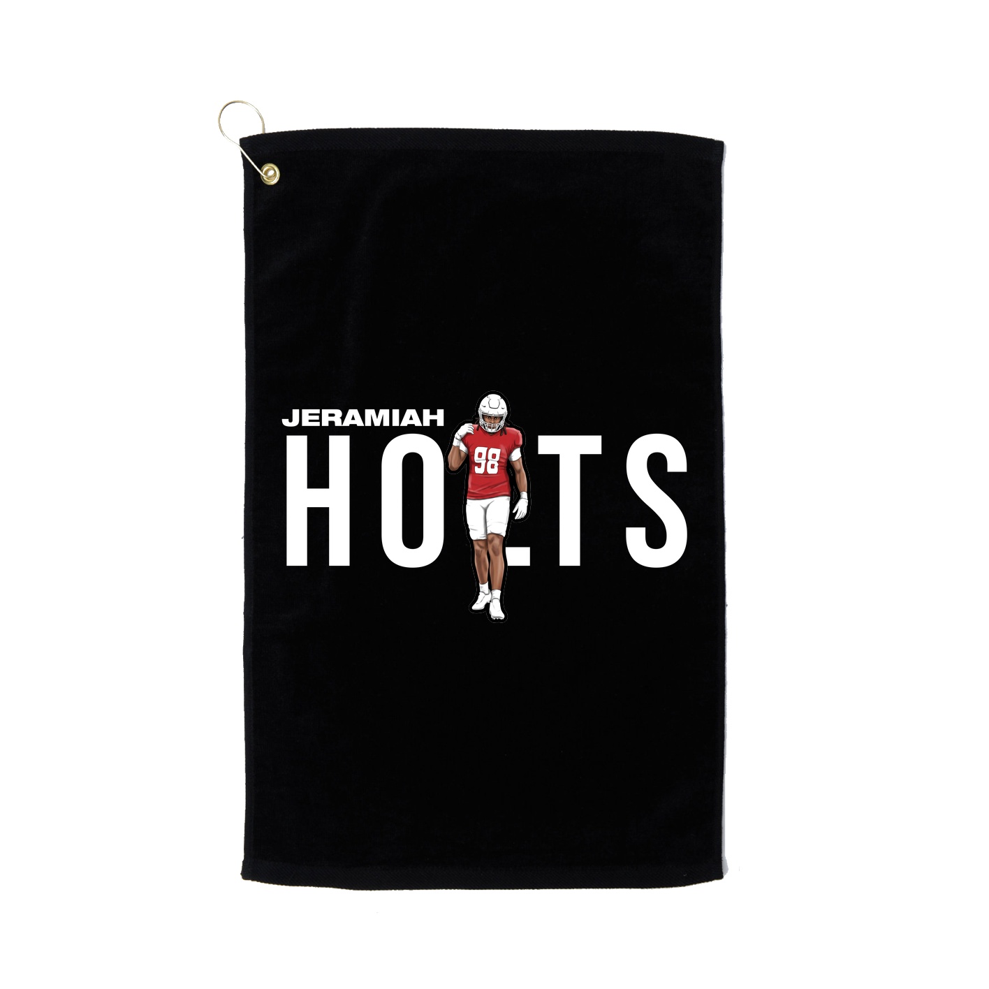 Golf Towel — Player Name in Black
