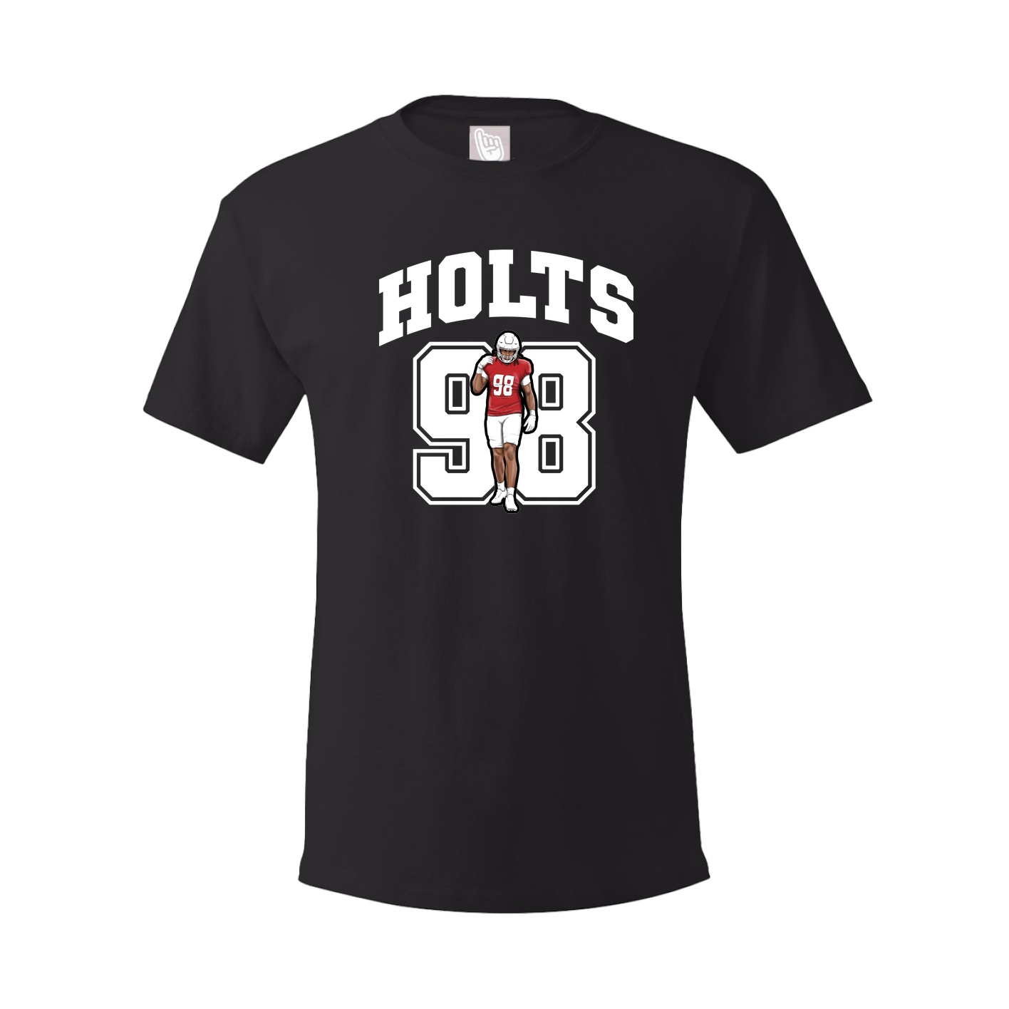 Youth Tee — Number in Black