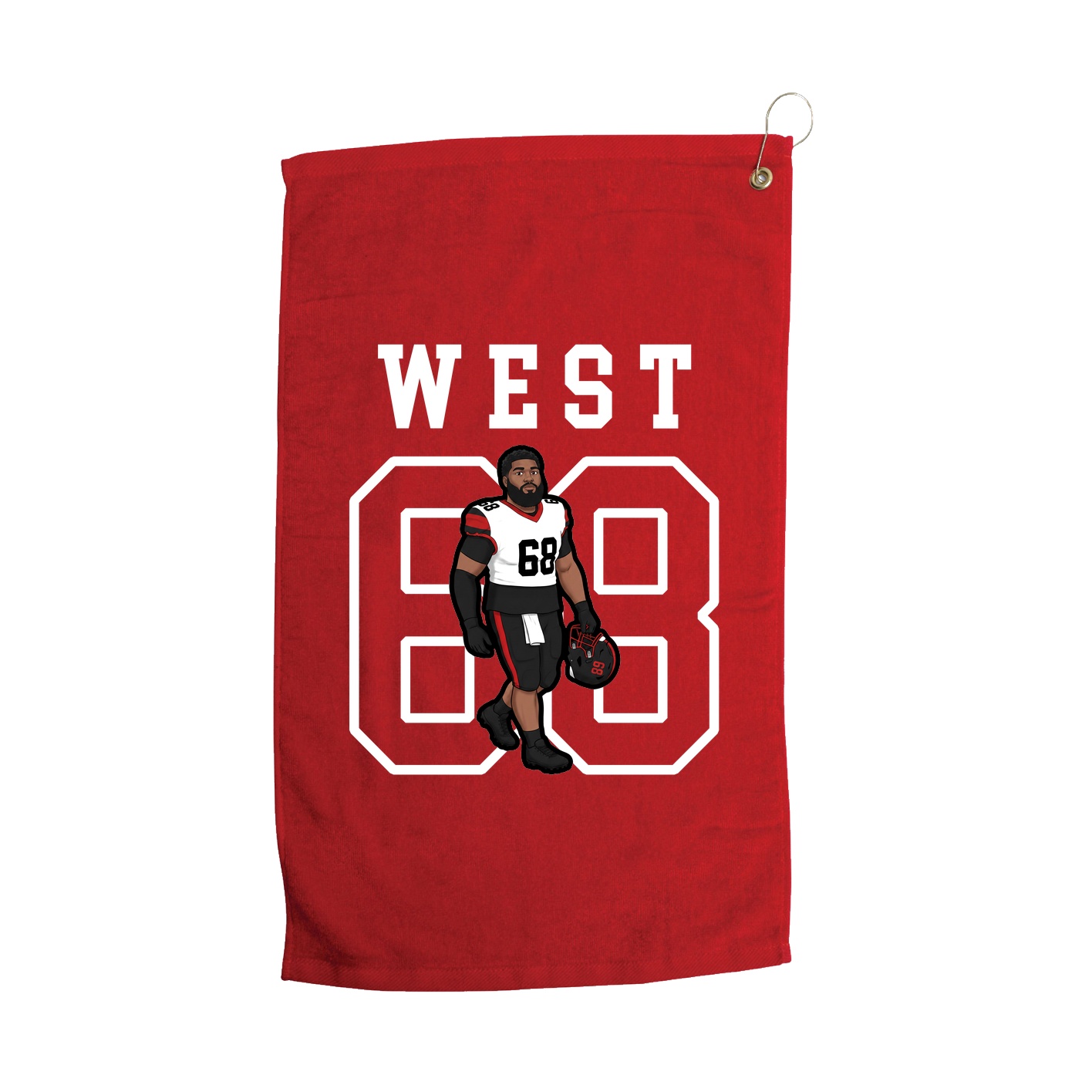 Golf Towel — Shirsey in Red