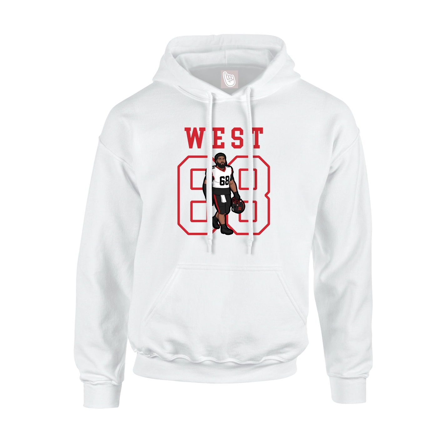 Youth Hoodie — Shirsey in White