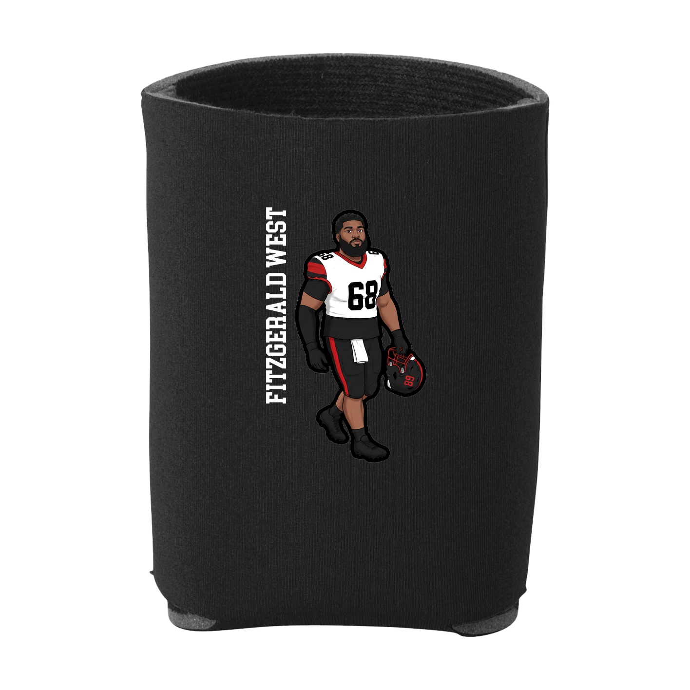 Can Holder — Name Vertical in Black
