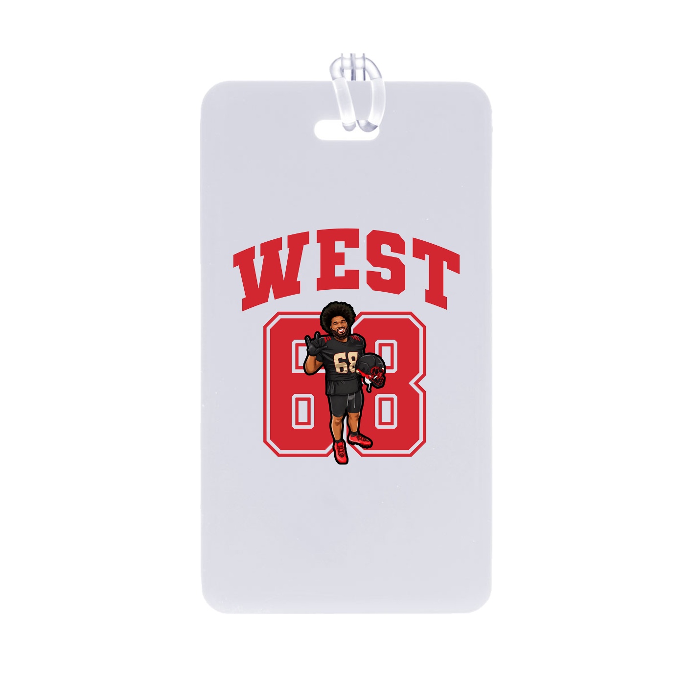 Bag Tag — Number in Classic