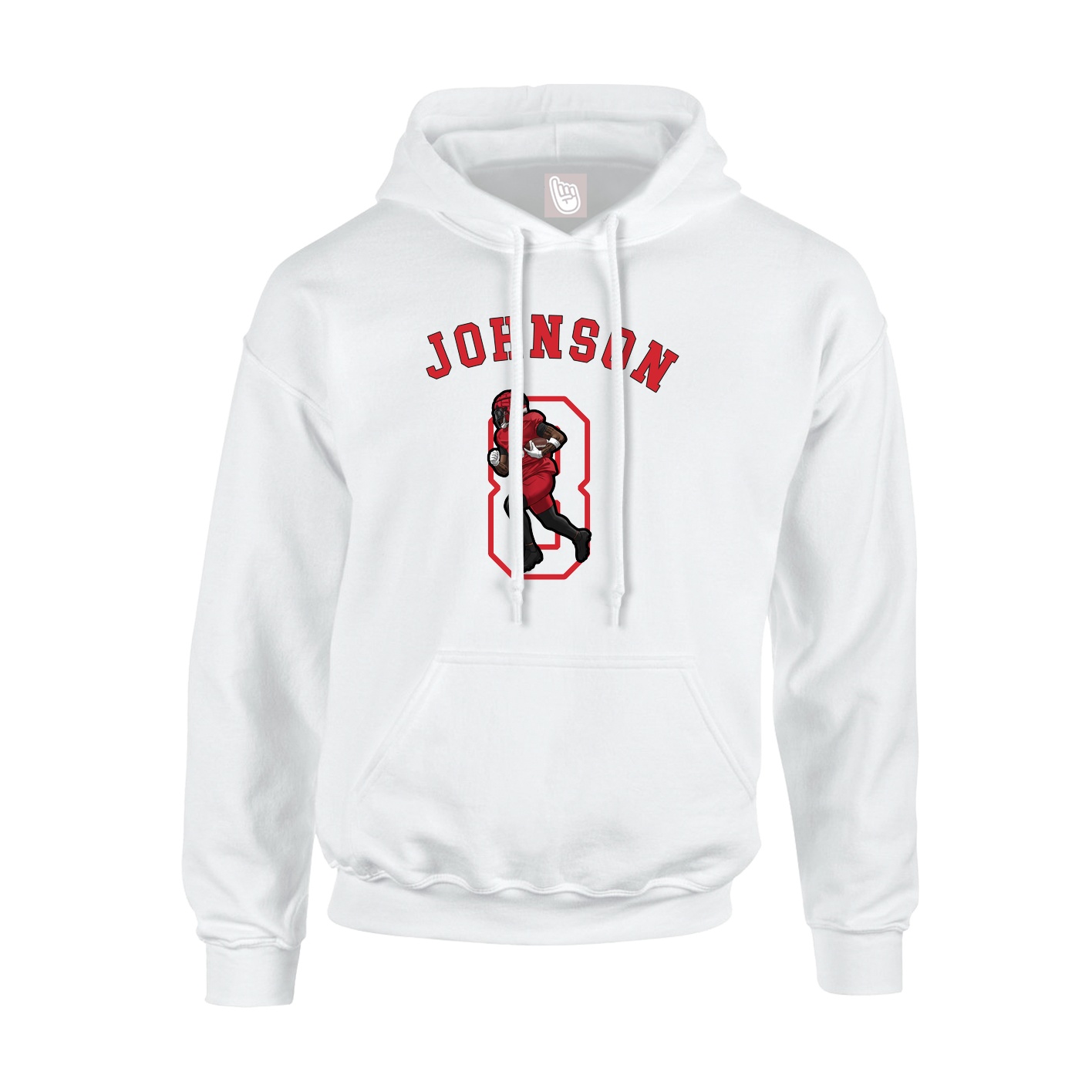 Hoodie — Shirsey Arch in White