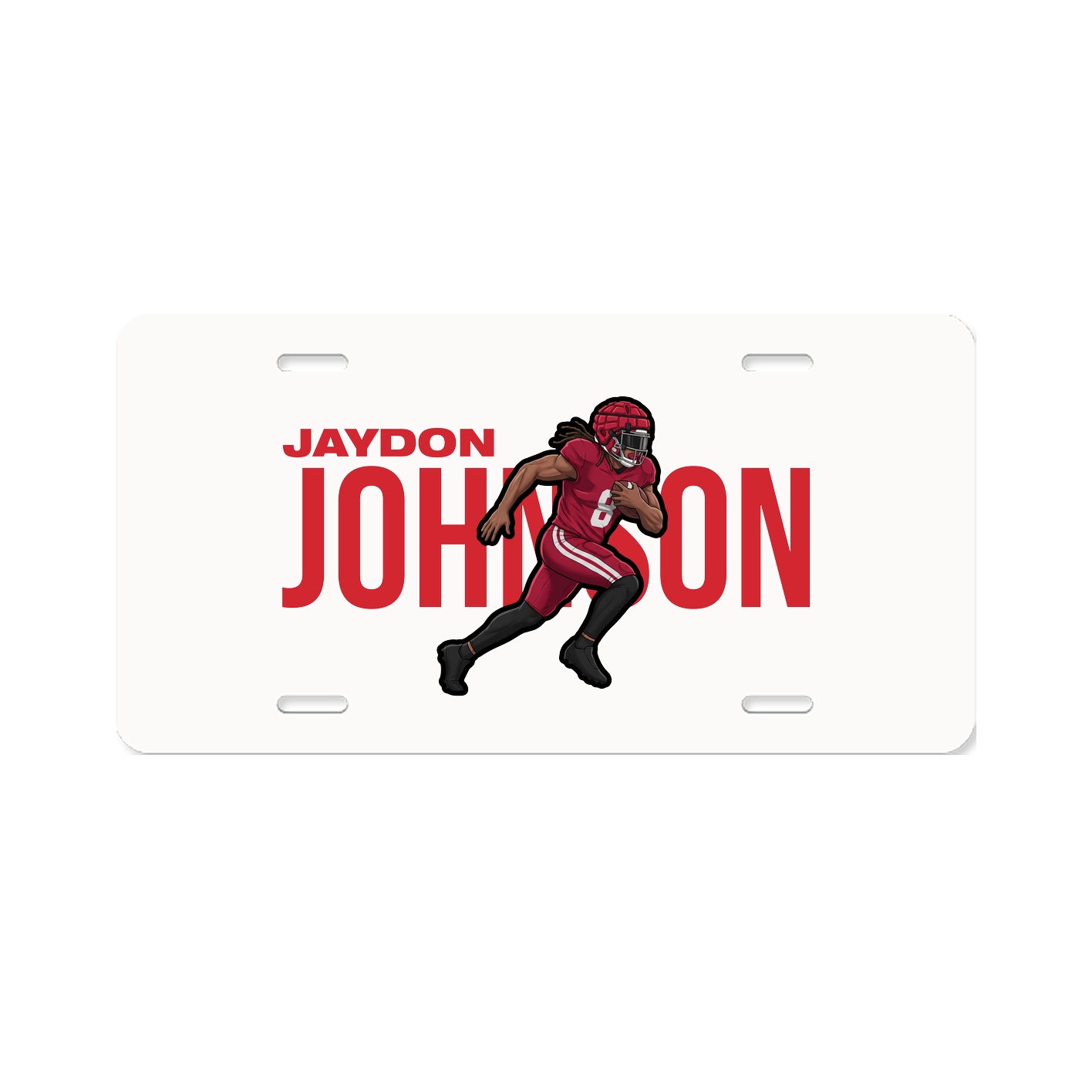 License Plate — Player Name in Classic