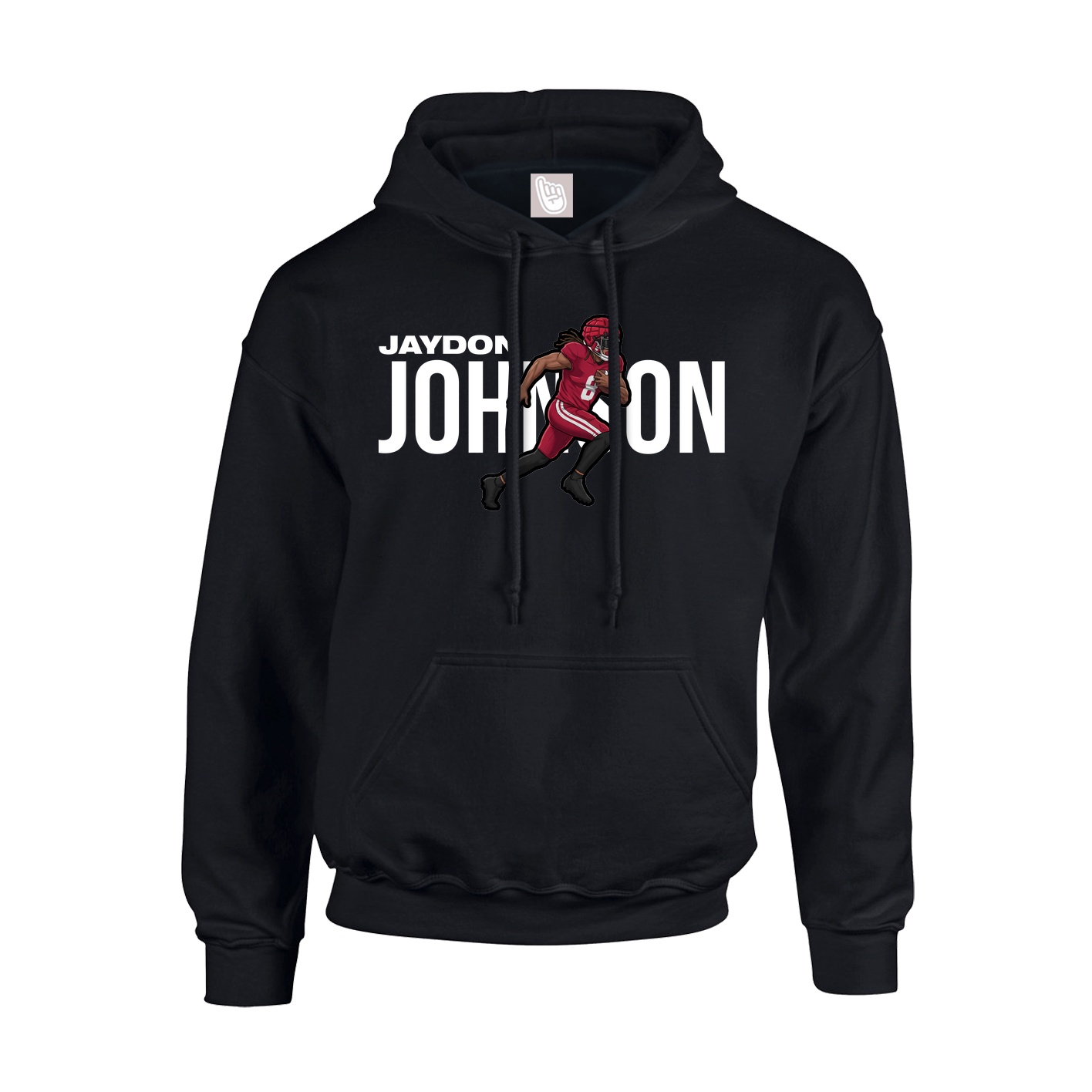 Youth Hoodie — Player Name in Black