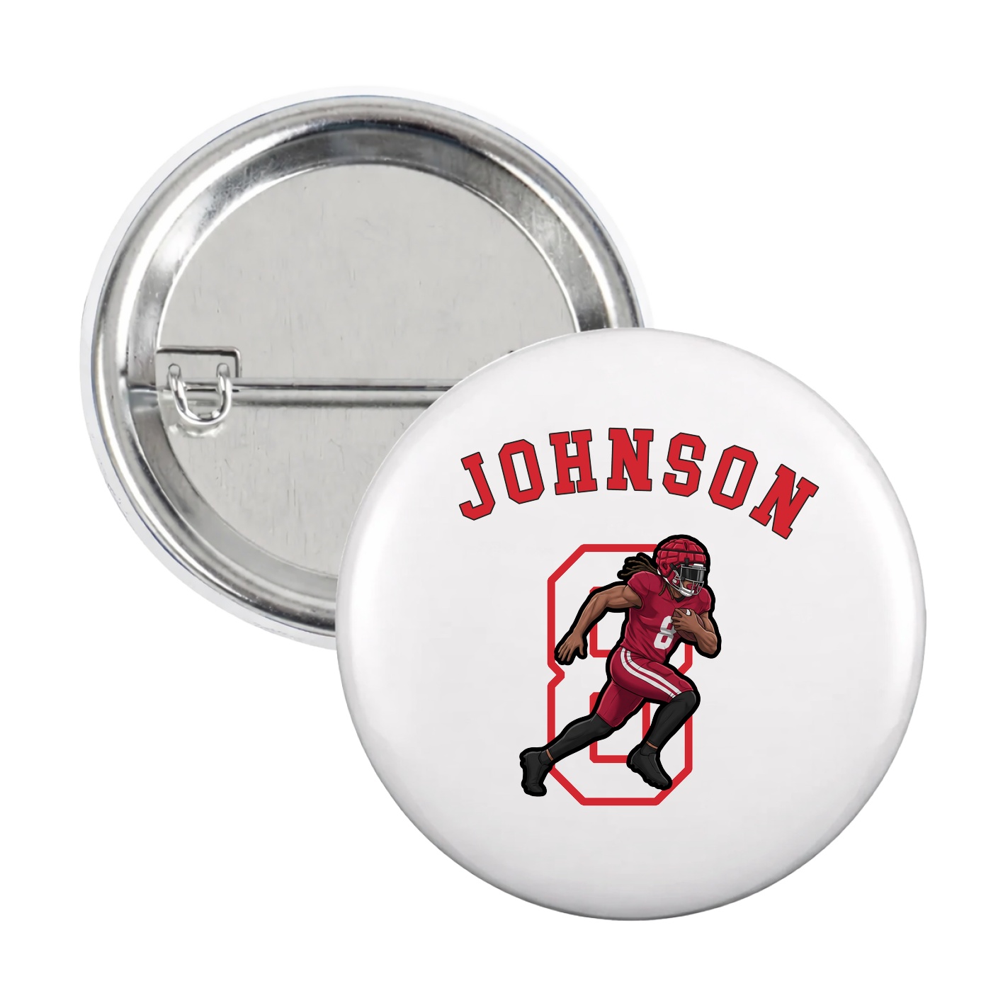 Game Day Button — Shirsey Arch in White