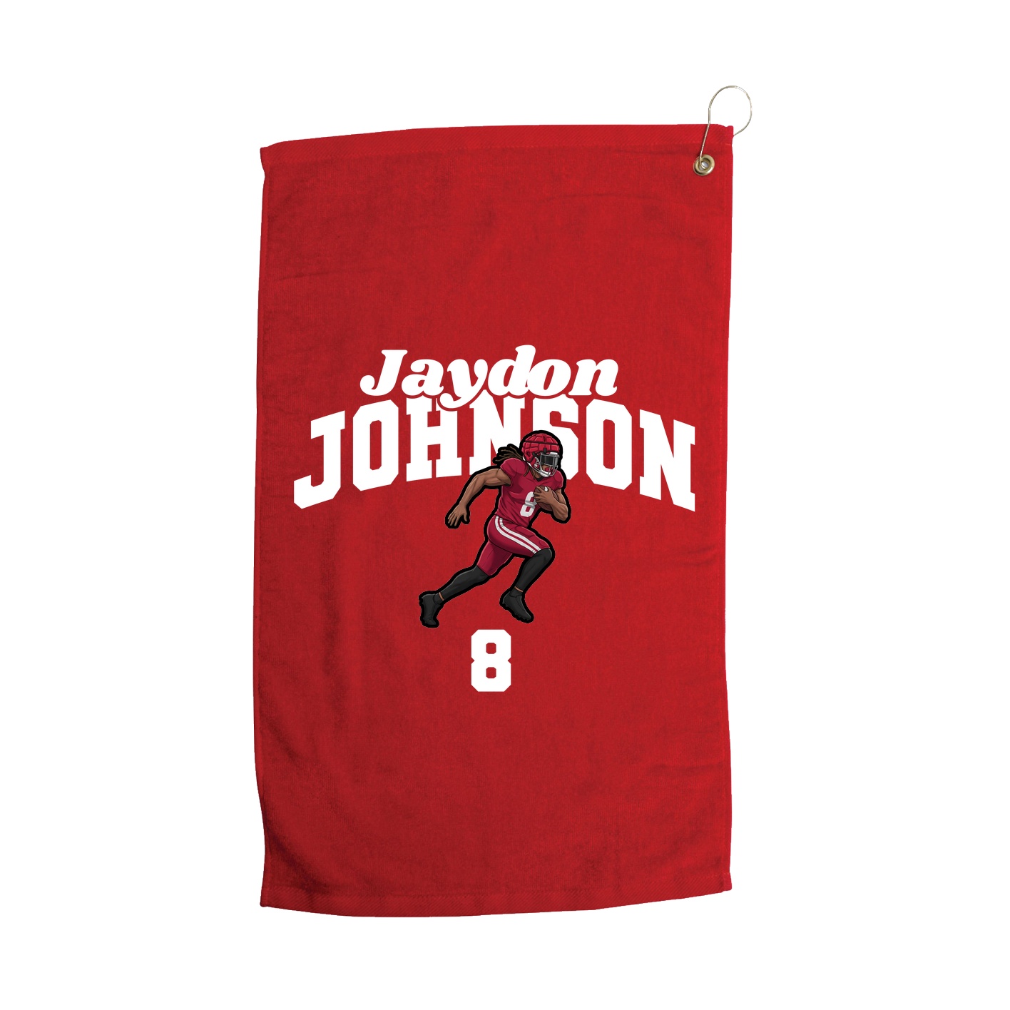Golf Towel — Signature Arch in Red