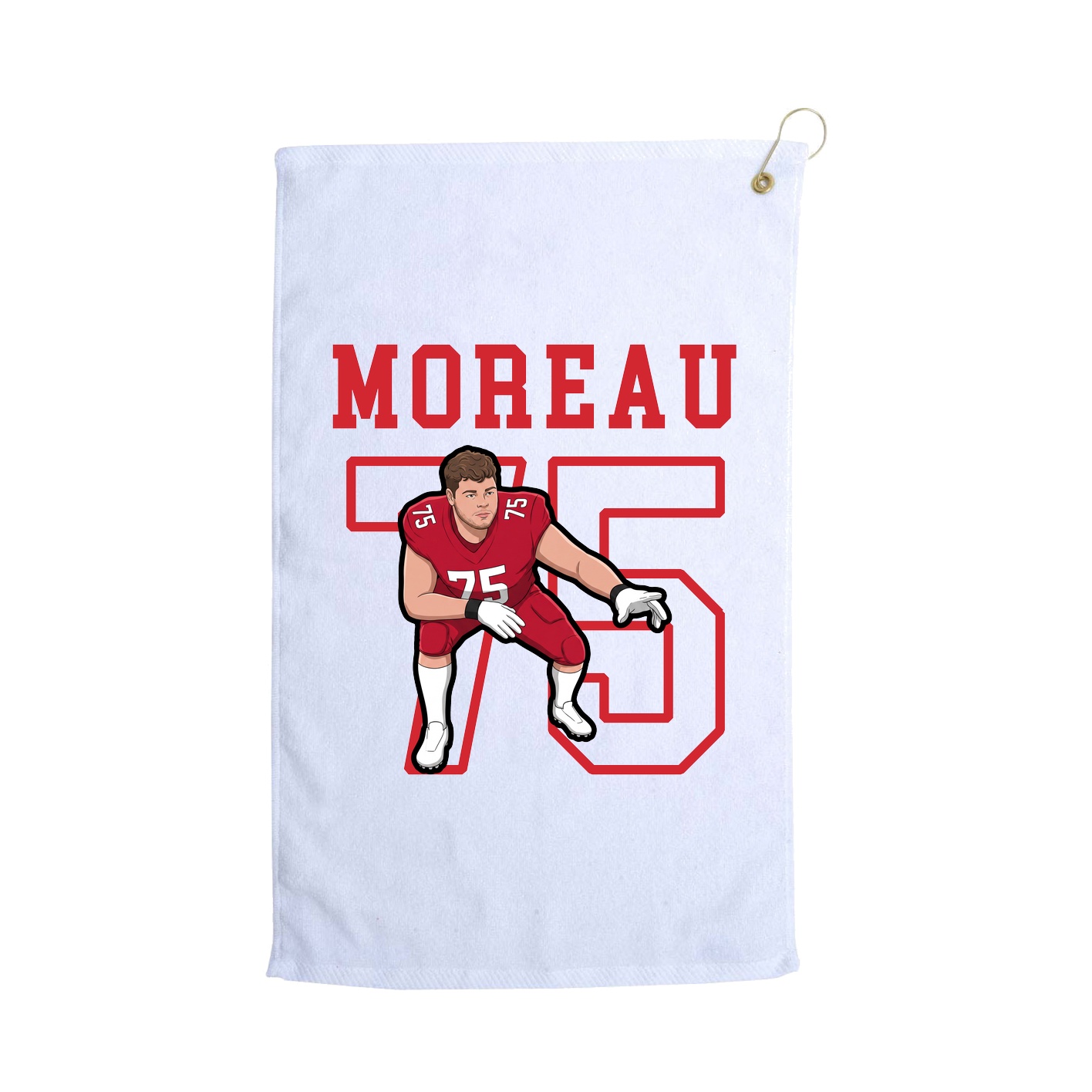 Golf Towel — Shirsey in White