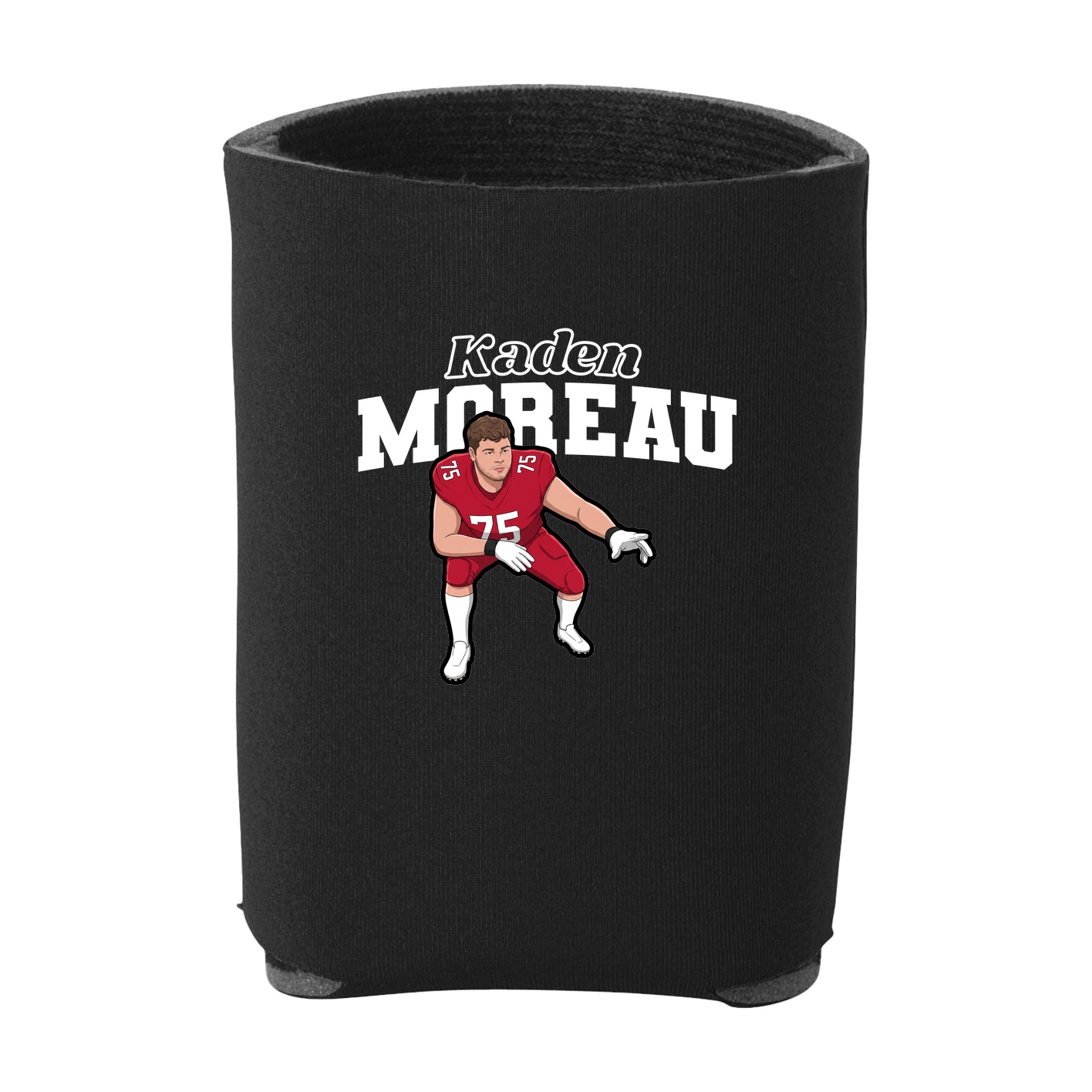 Can Holder — Name Arch in Black