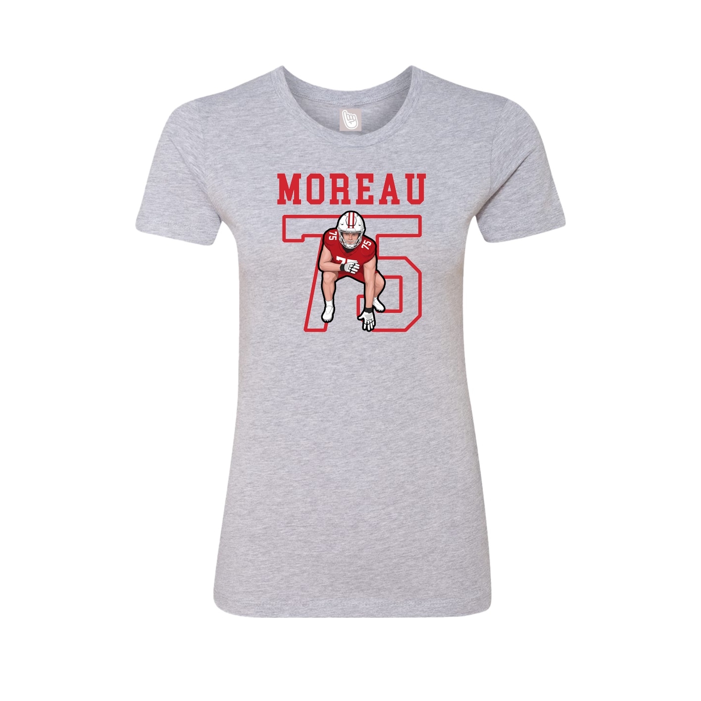 Fitted Women's Tee — Shirsey in Grey