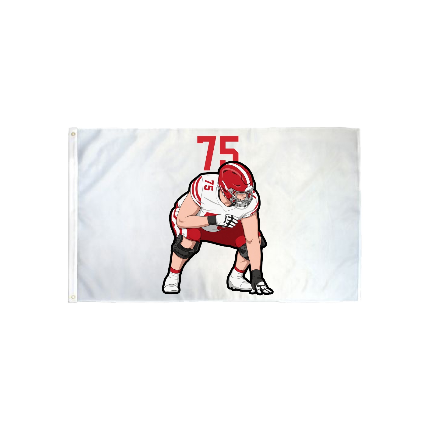 3x5 Flag — Number Top in Classic