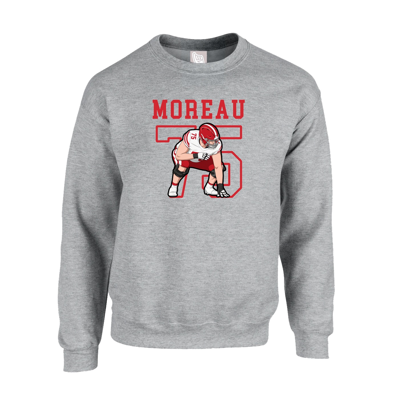 Fleece Crew — Shirsey in Grey