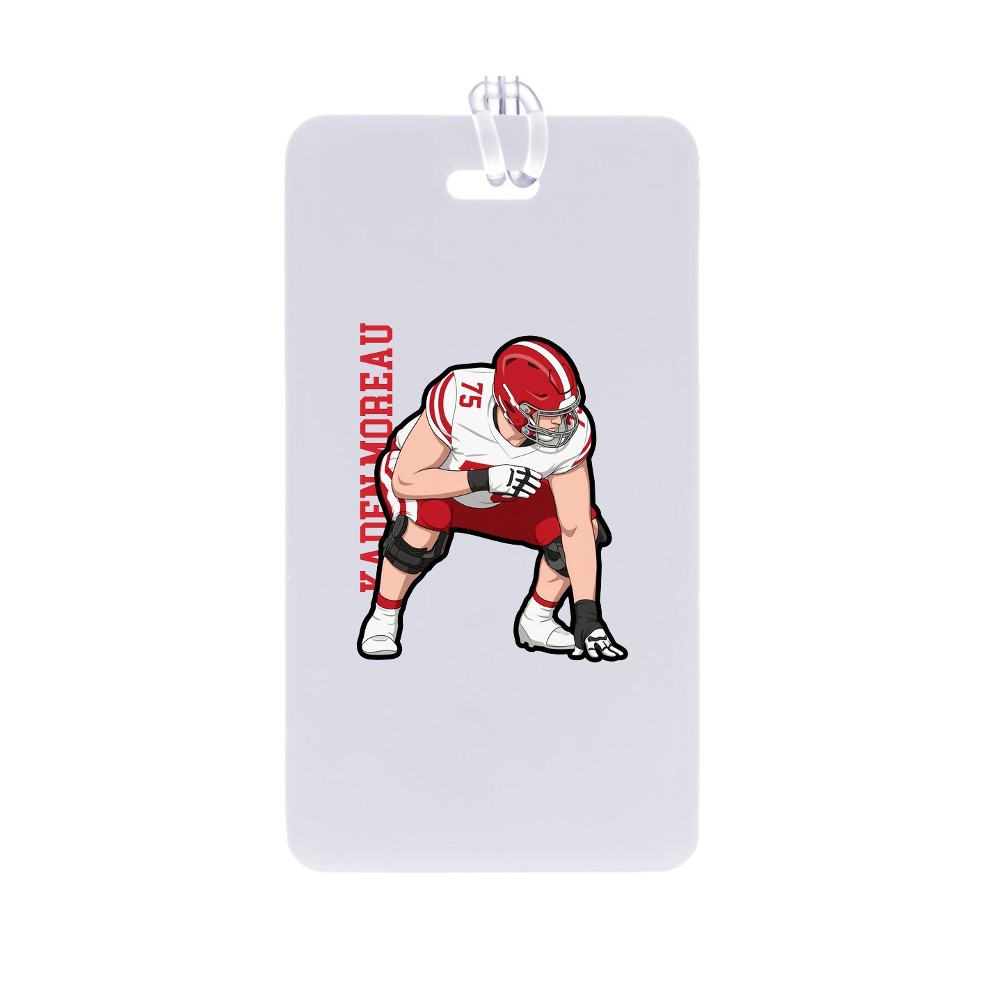 Bag Tag — Name Vertical in Classic