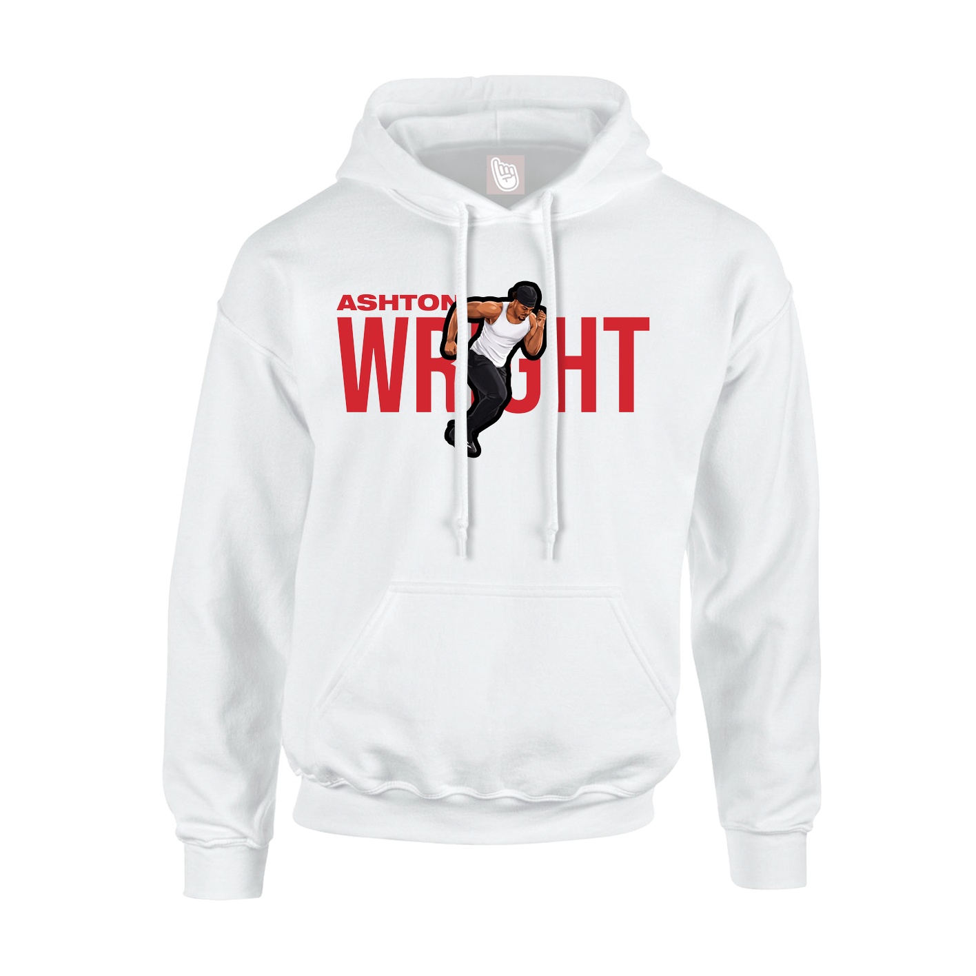 Hoodie — Player Name in White