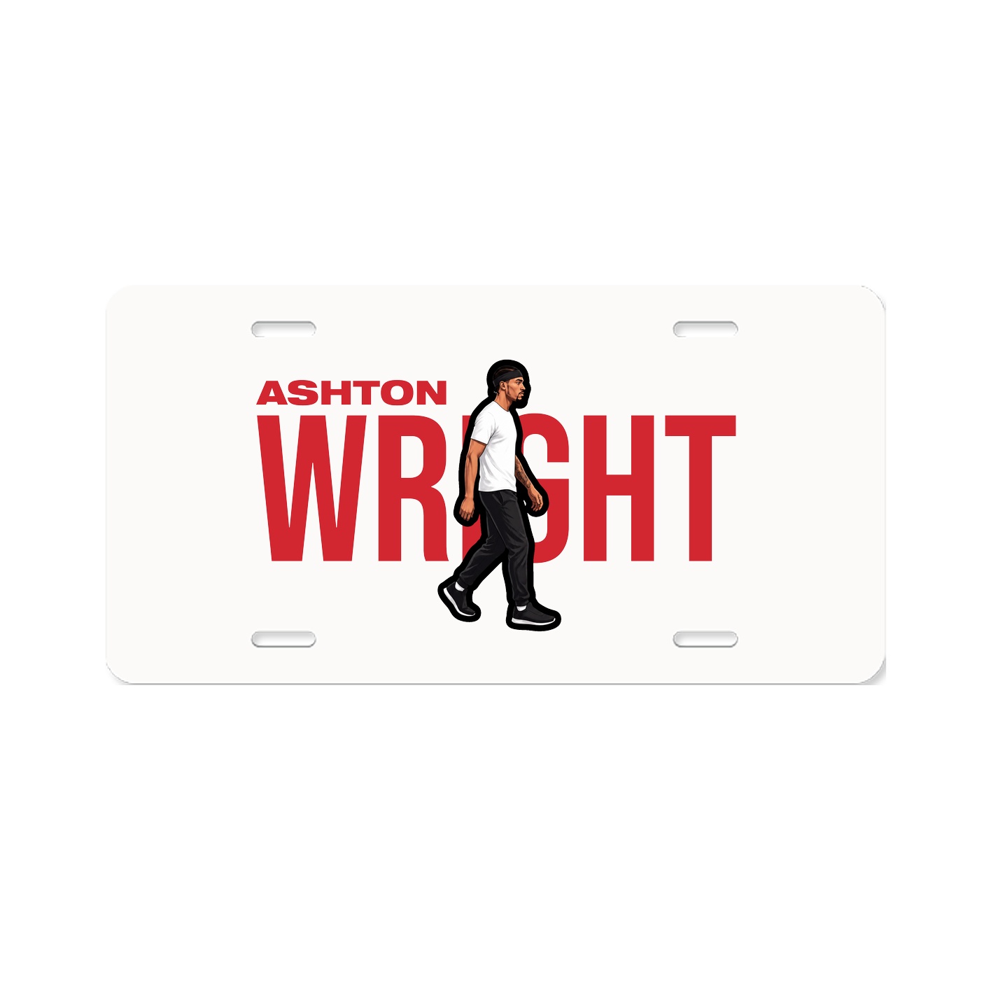 License Plate — Player Name in Classic