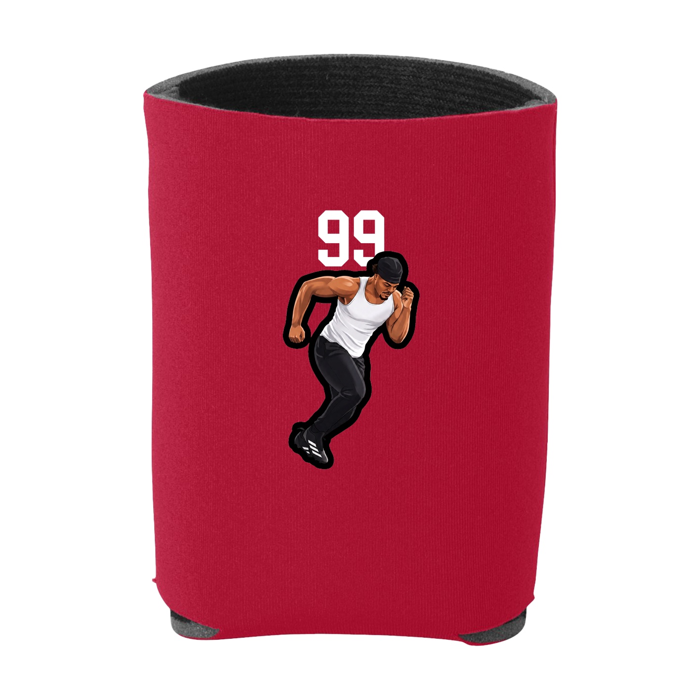 Can Holder — Number Top in Red