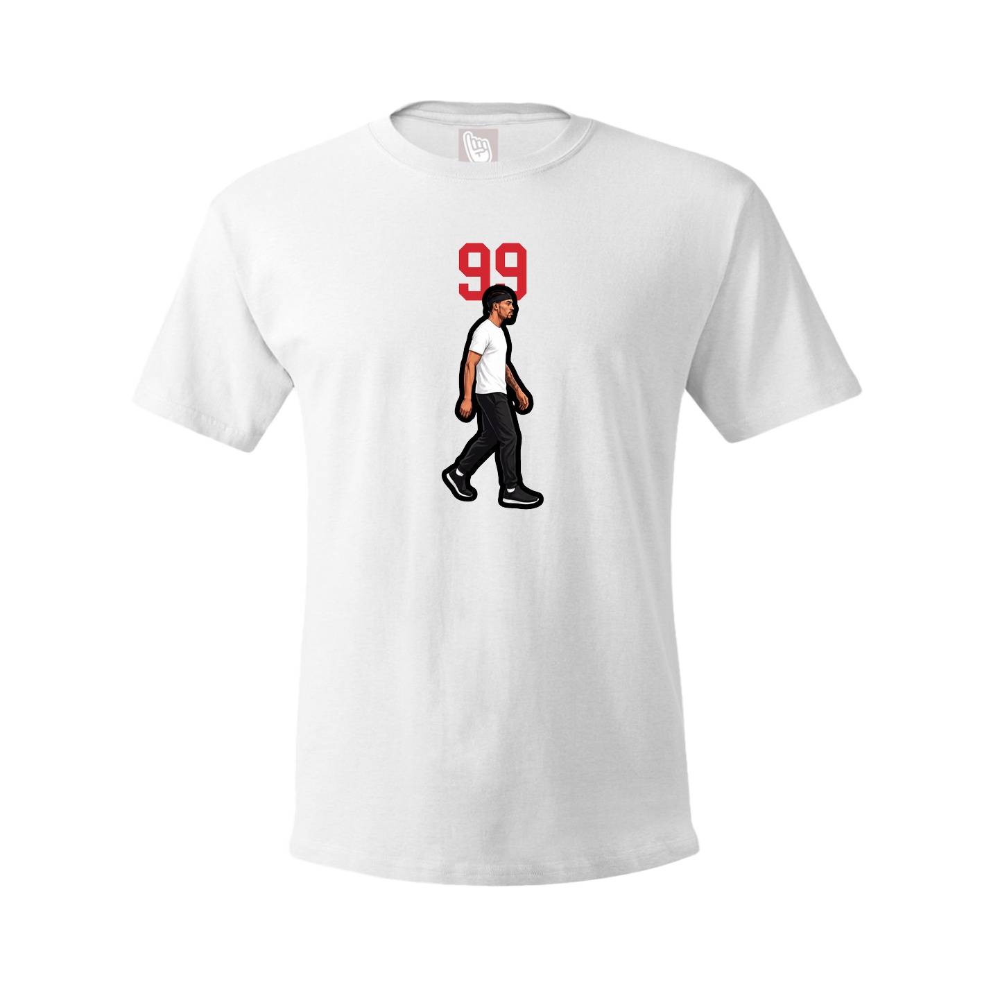 Tee — Number Top in White