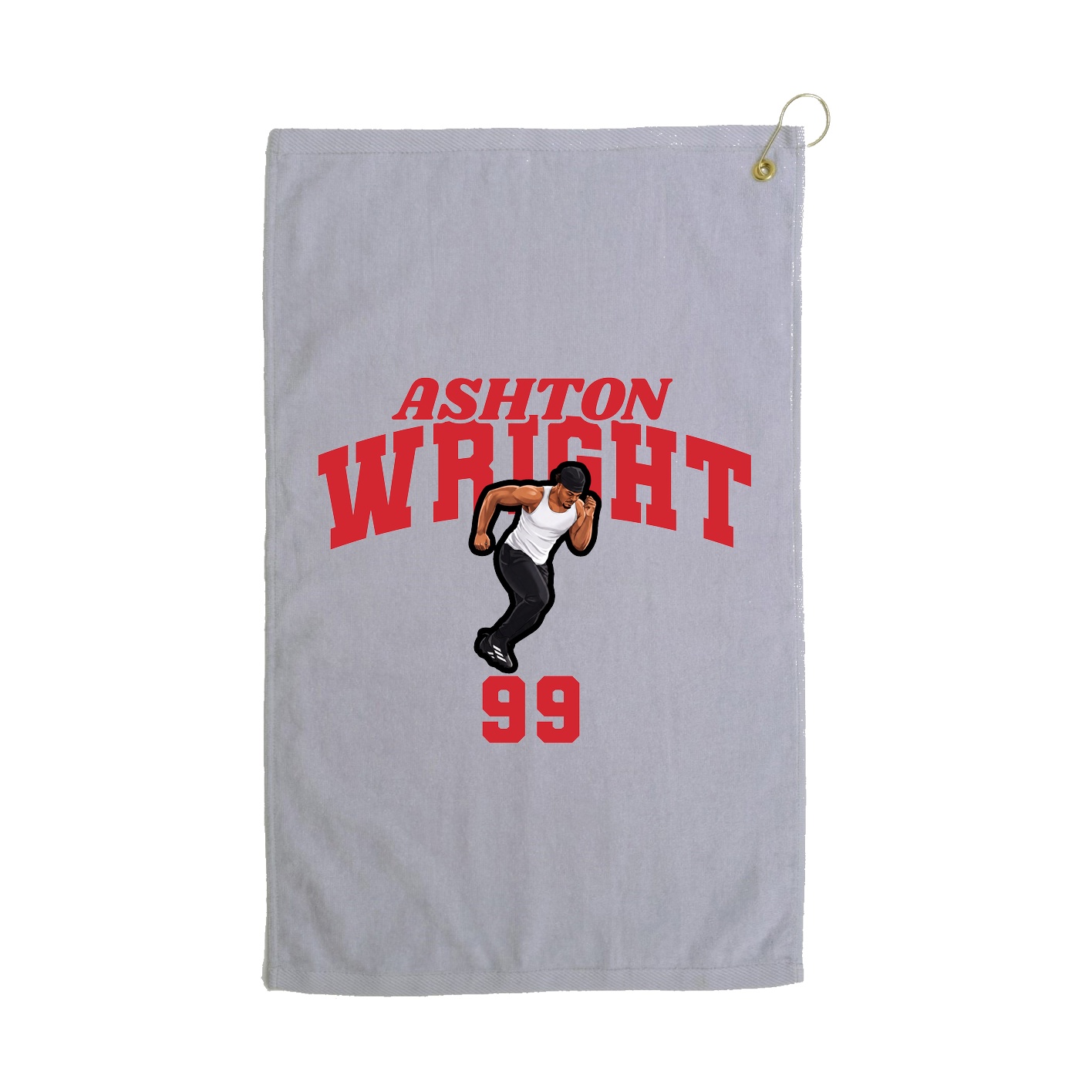 Golf Towel — Signature Arch in Grey