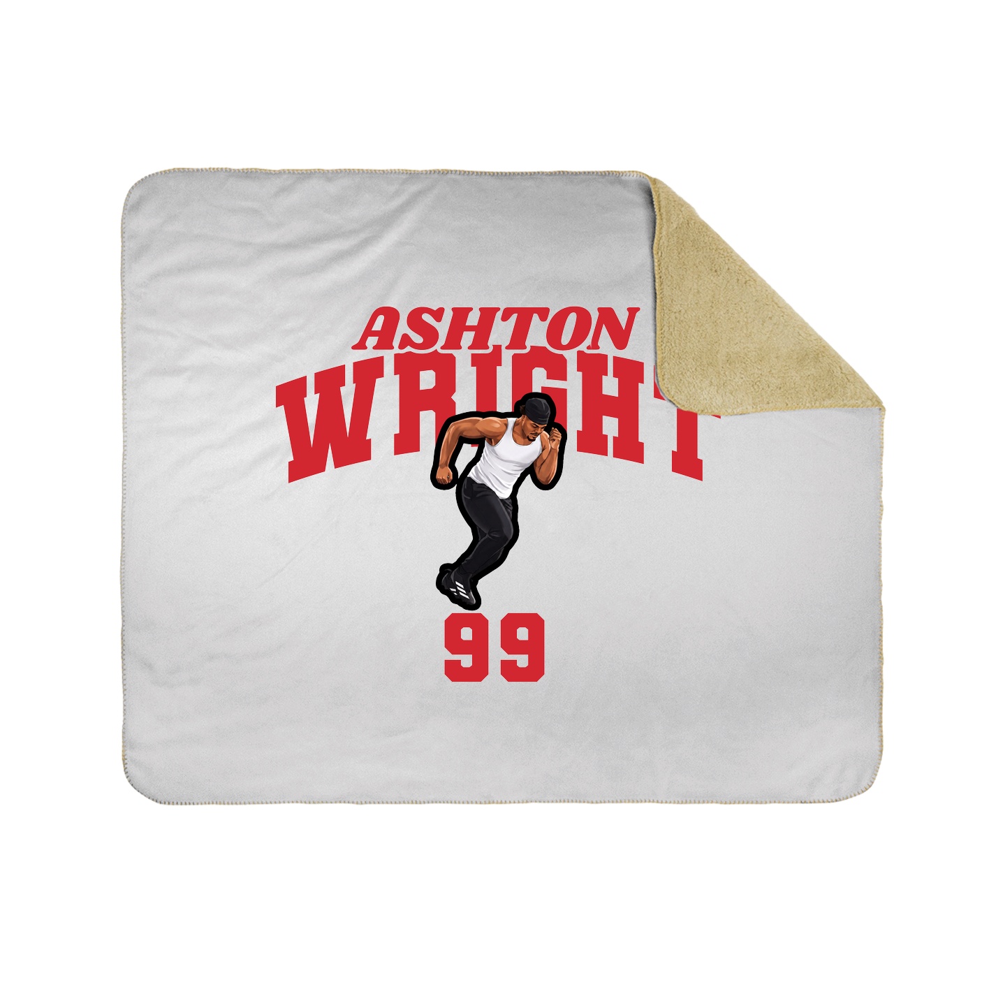 Throw Blanket — Signature Arch in White