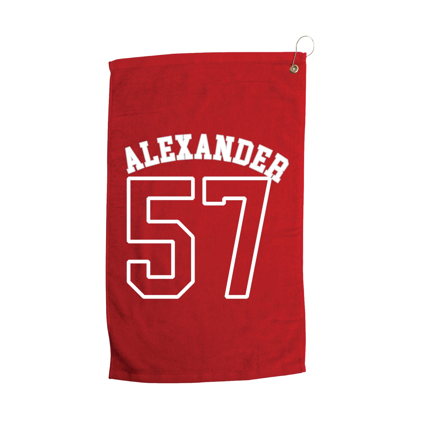 Golf Towel — Shirsey Arch in Red