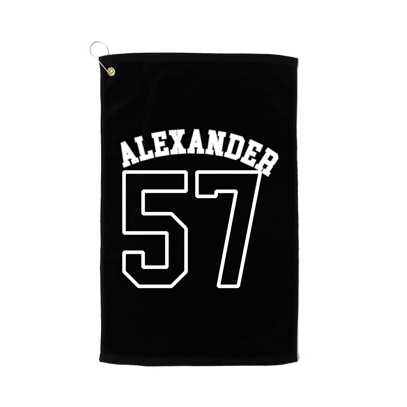 Golf Towel — Shirsey Arch in Black