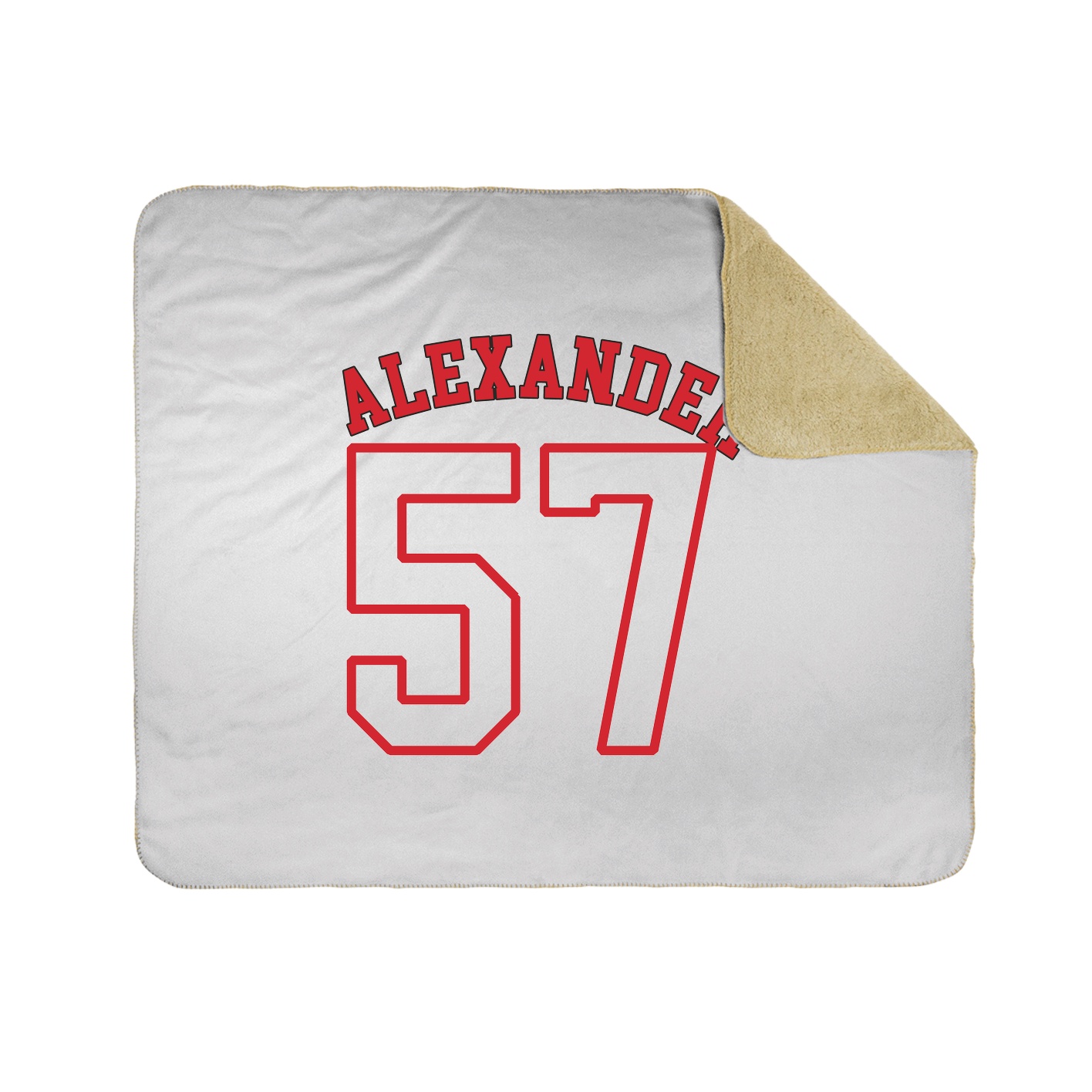 Throw Blanket — Shirsey Arch in White