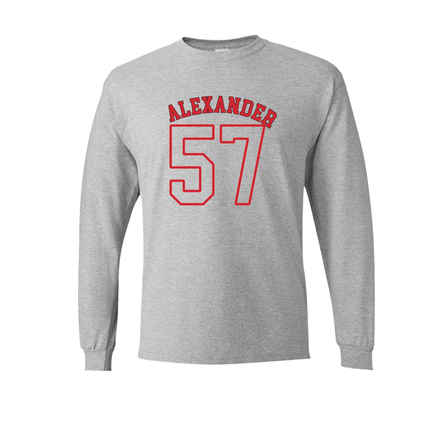 Long Sleeve Tee — Shirsey Arch in Grey