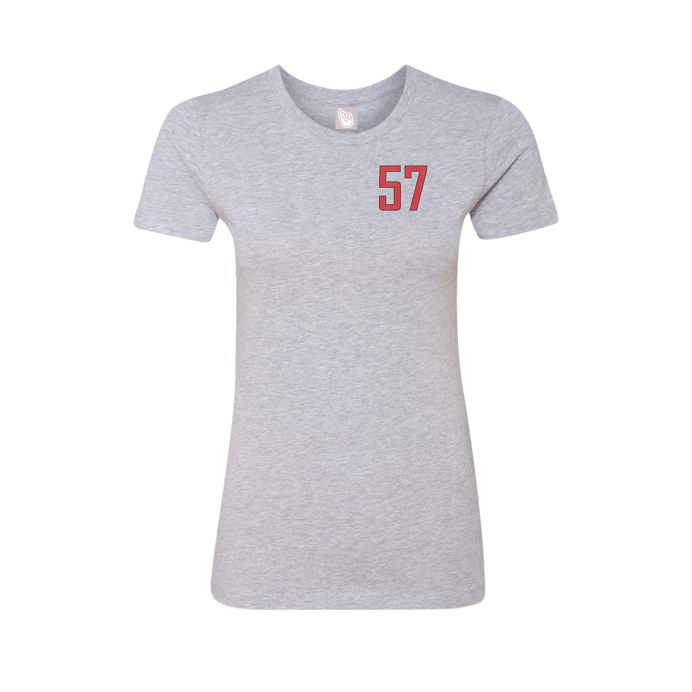 Womens Tee — Front Shirsy in Grey