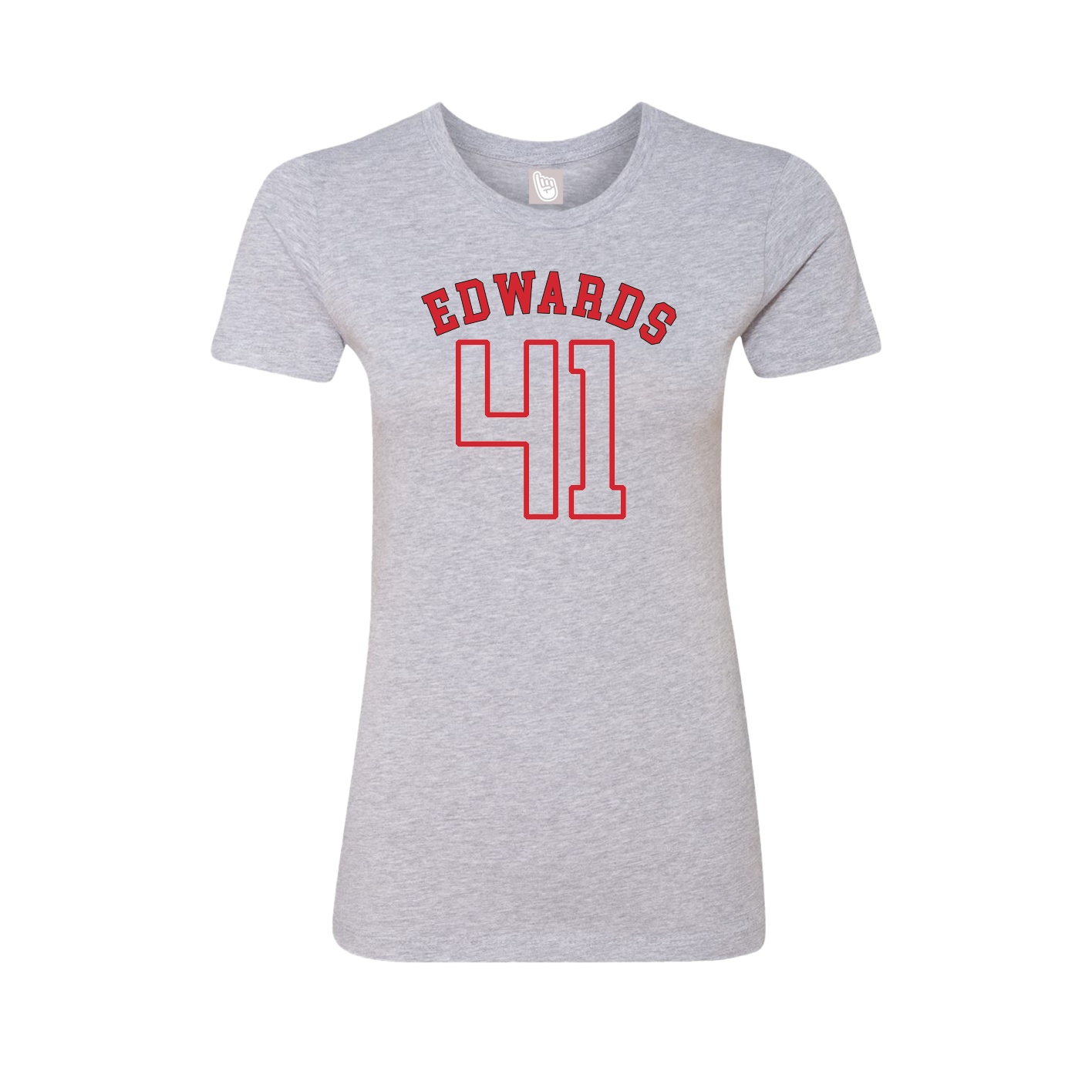 Fitted Women's Tee — Shirsey Arch in Grey