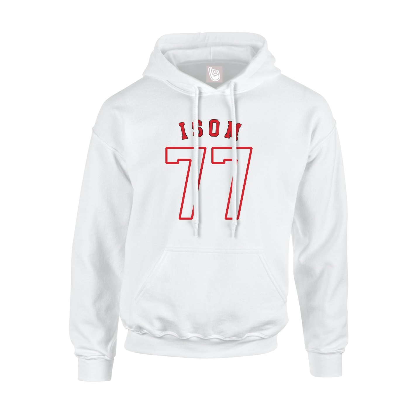 Hoodie — Shirsey Arch in White
