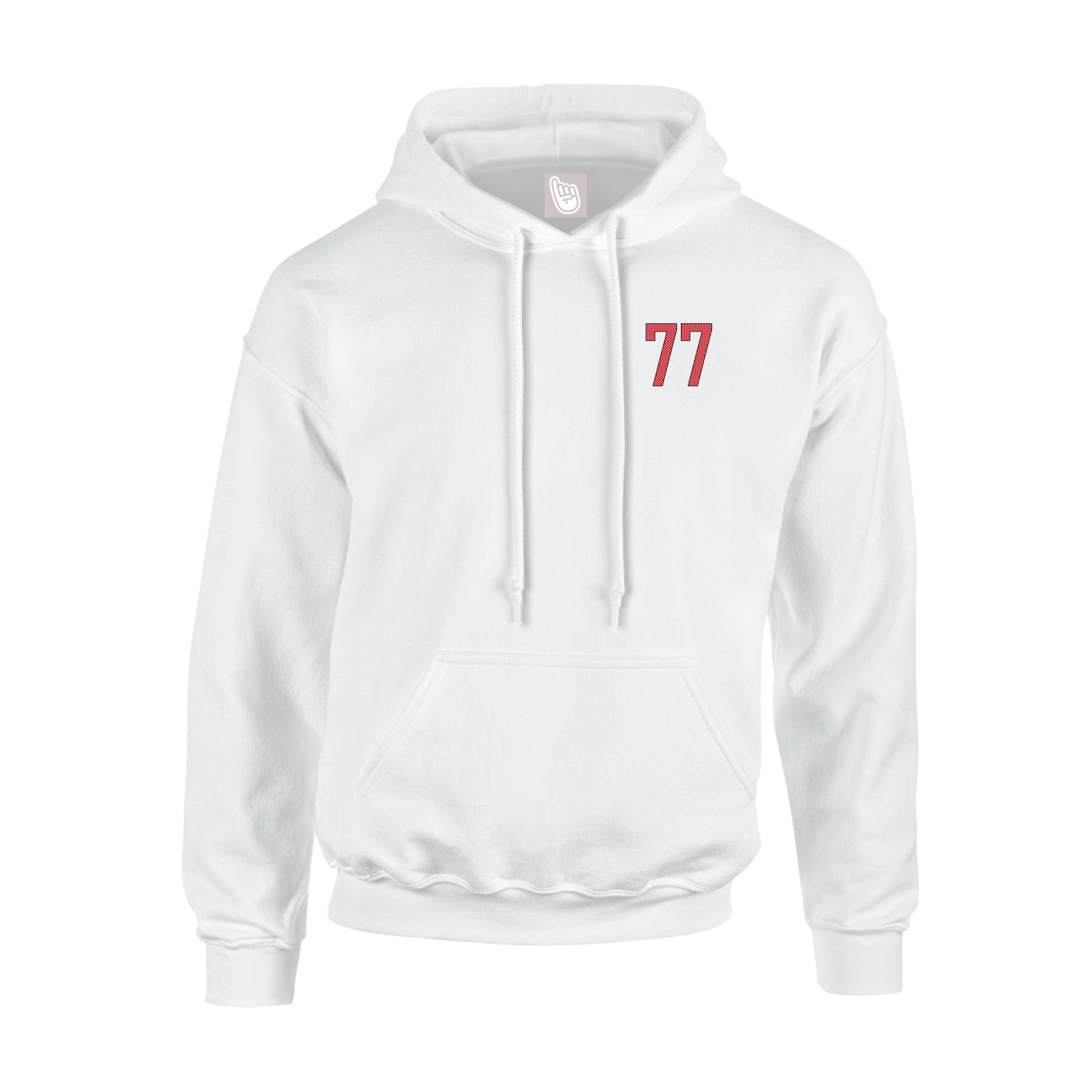 Youth Hoodie — Front Shirsy in White